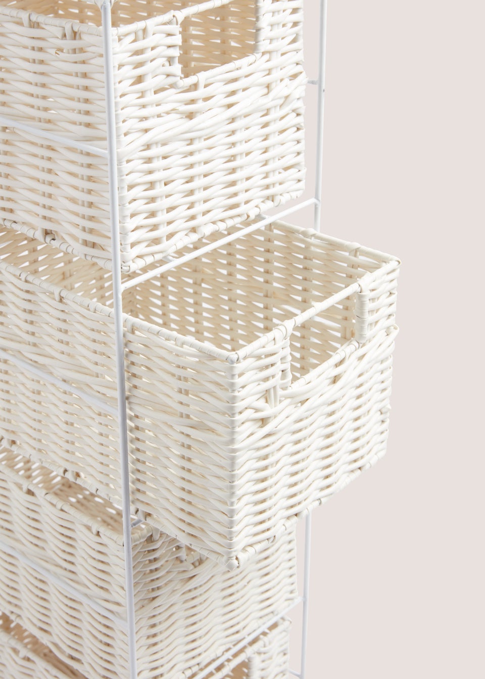 Grey Foldable Storage Box (33cm x 33cm x 31cm) - Matalan
