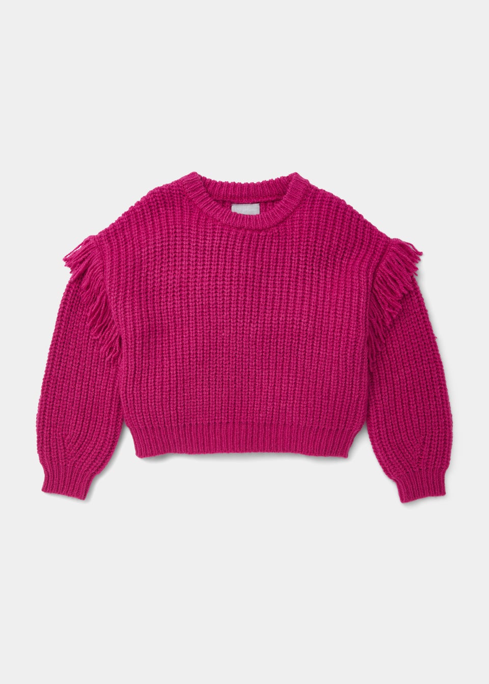 Girls Purple Fringe Jumper (4-13yrs)