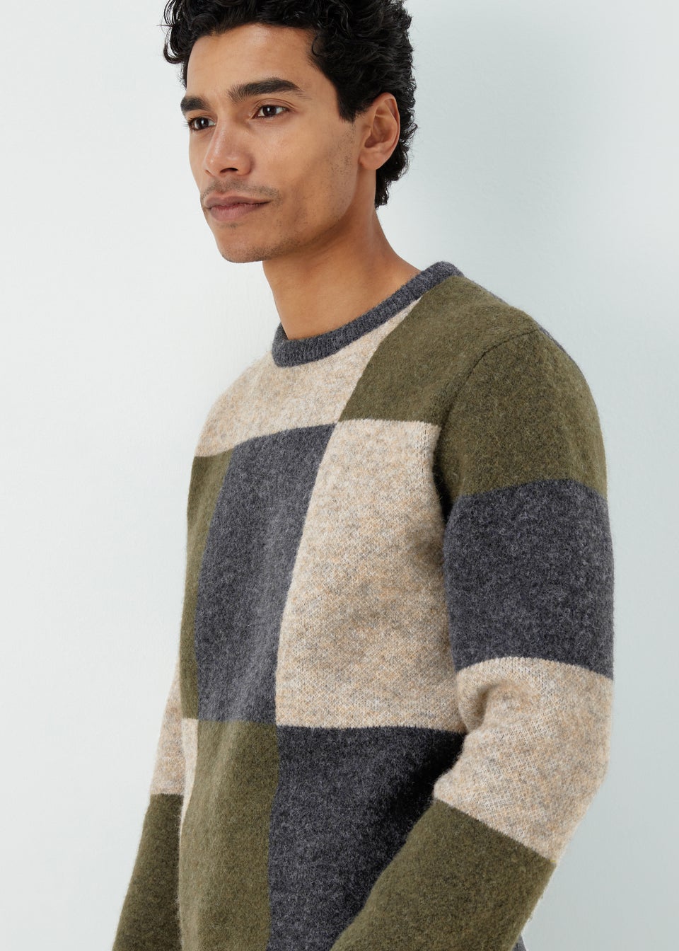Multicoloured Abstract Block Jumper