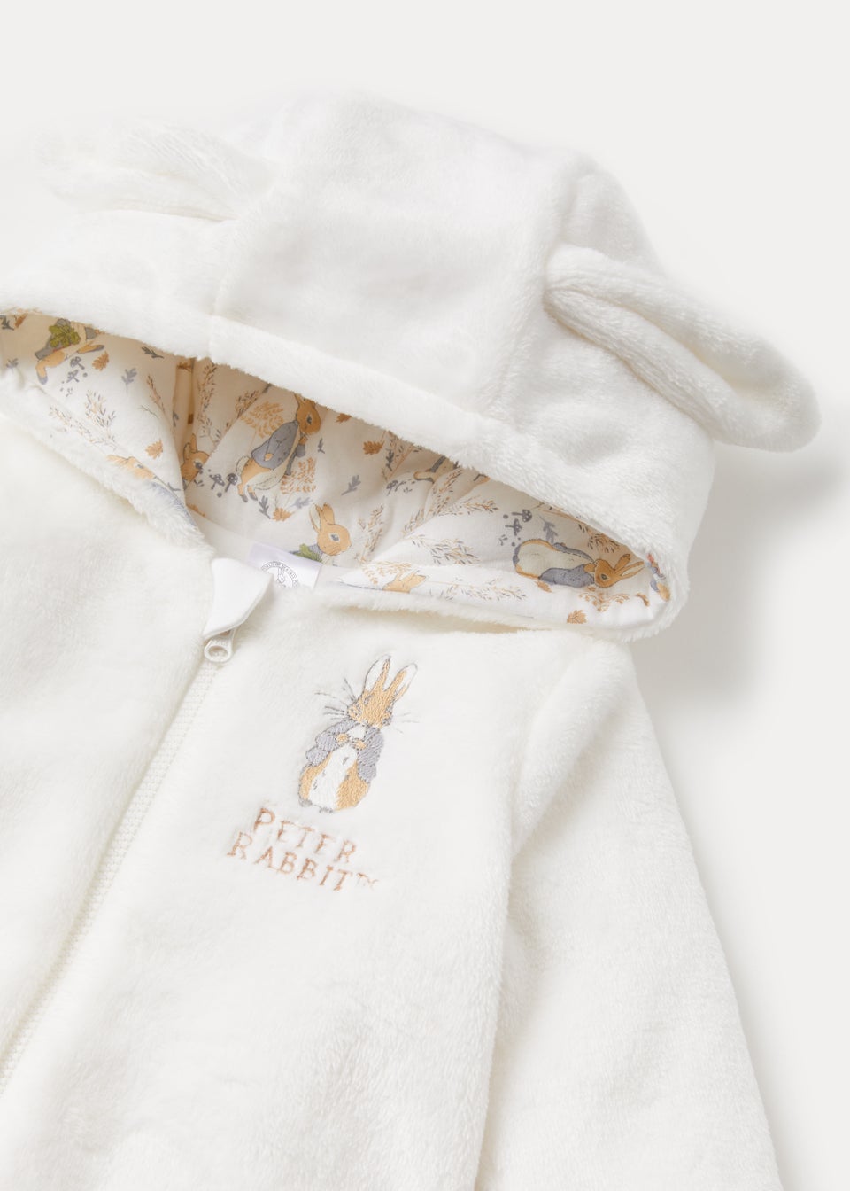 Baby Cream Peter Rabbit Pramsuit (Newborn-18mths)