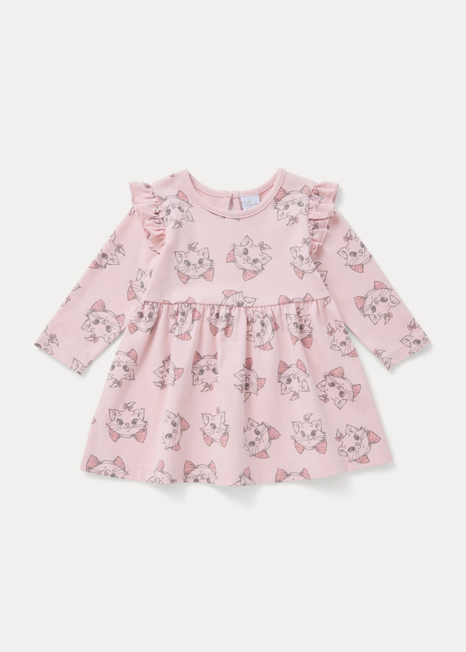 Baby Pink Marie Long Sleeve Dress (Newborn-12mths)