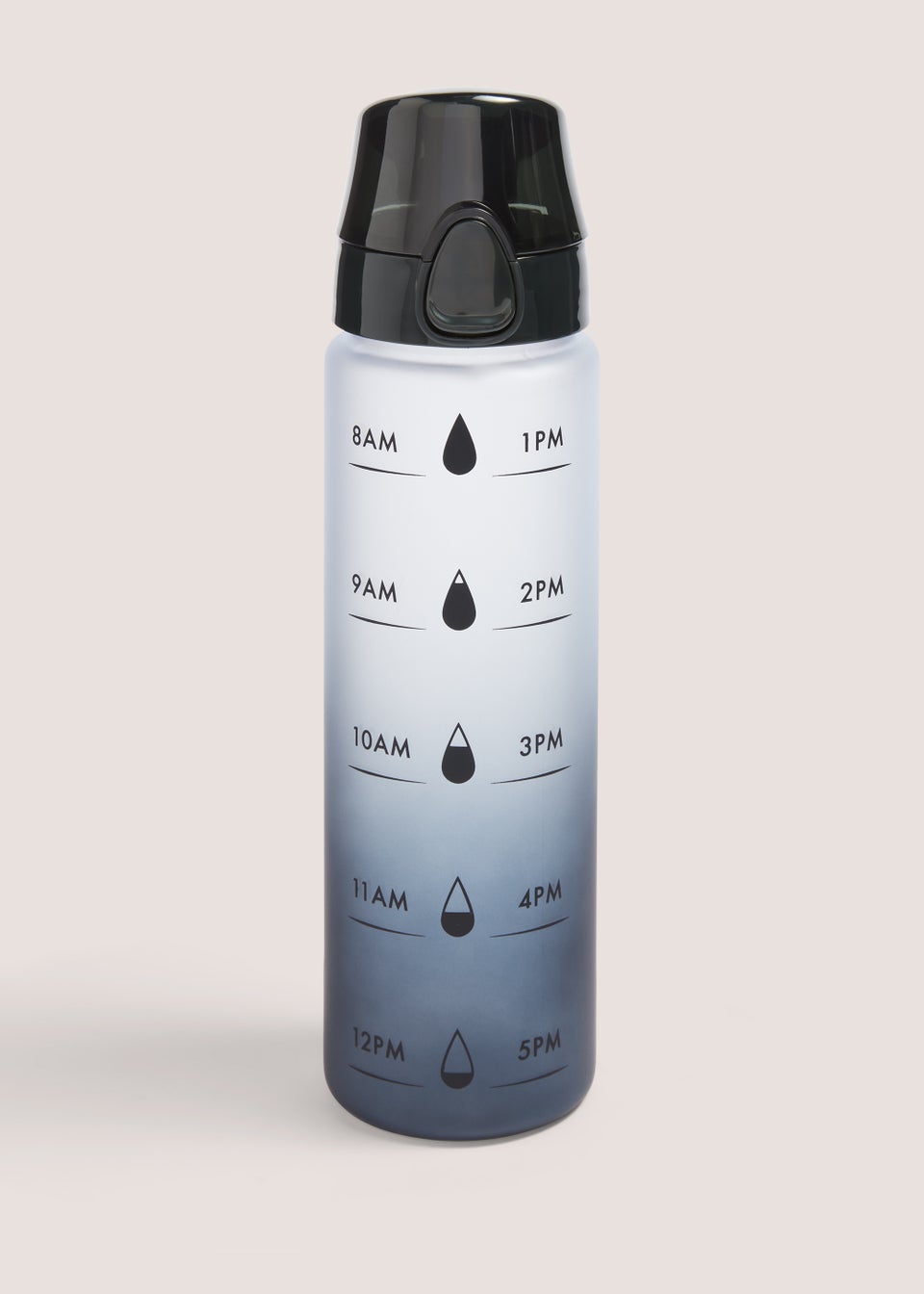 Black Ombre Tracker Water Bottle (700ml)