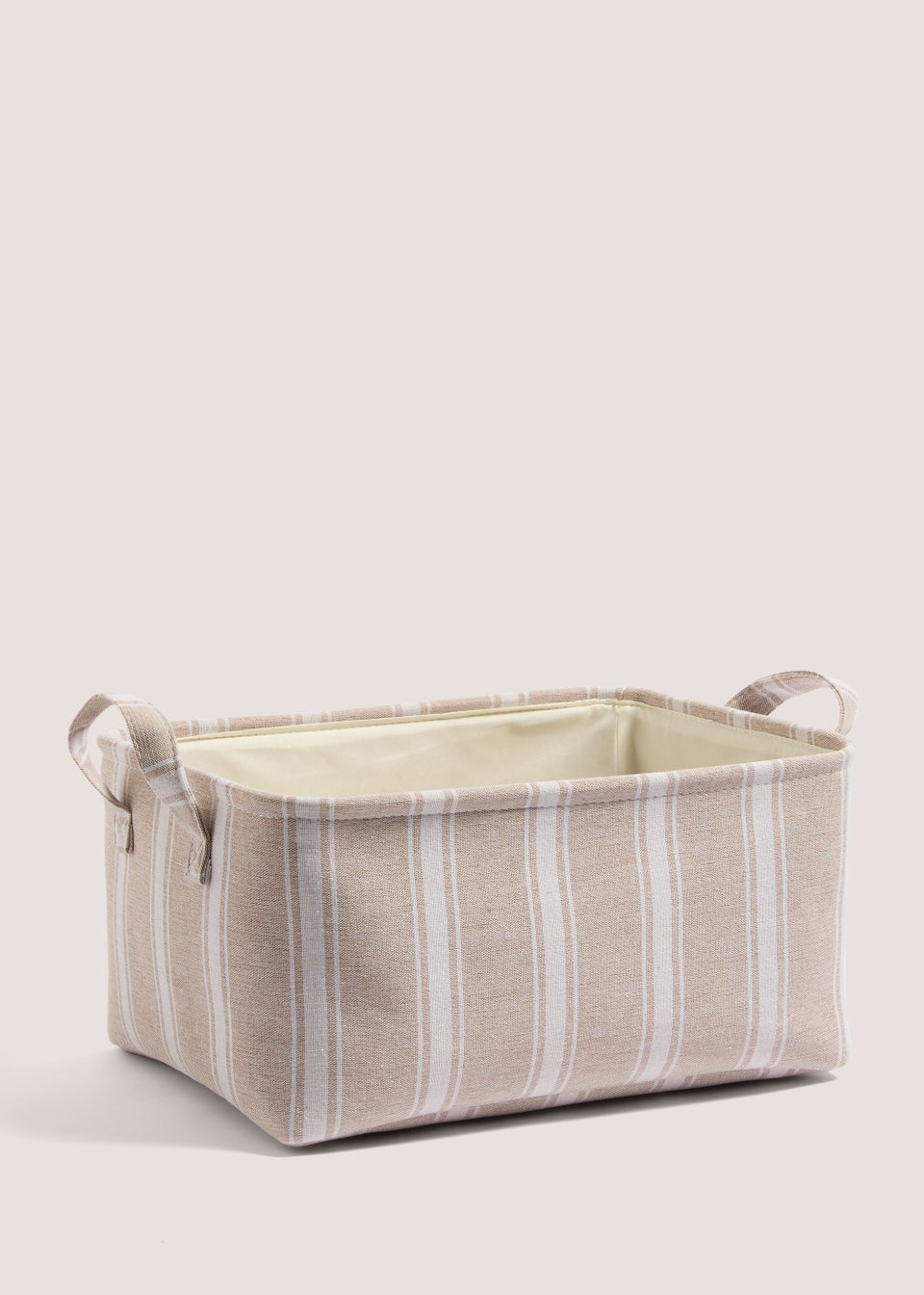 Beige Stripe Soft Storage (40cm x 30cm x 20cm)