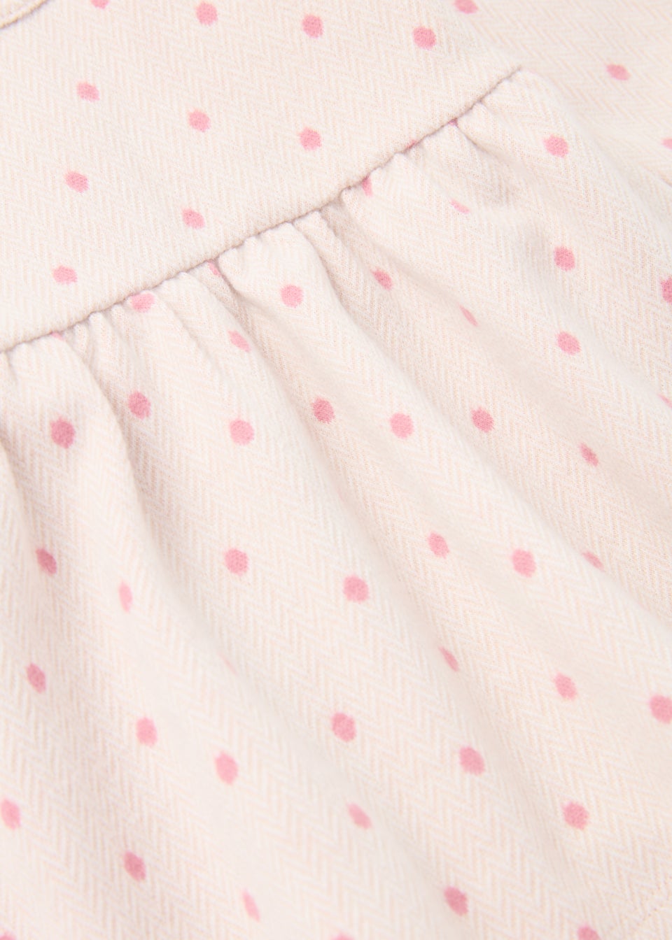 Baby Pink Polka Dot Ponte Dress (Newborn-23mths)
