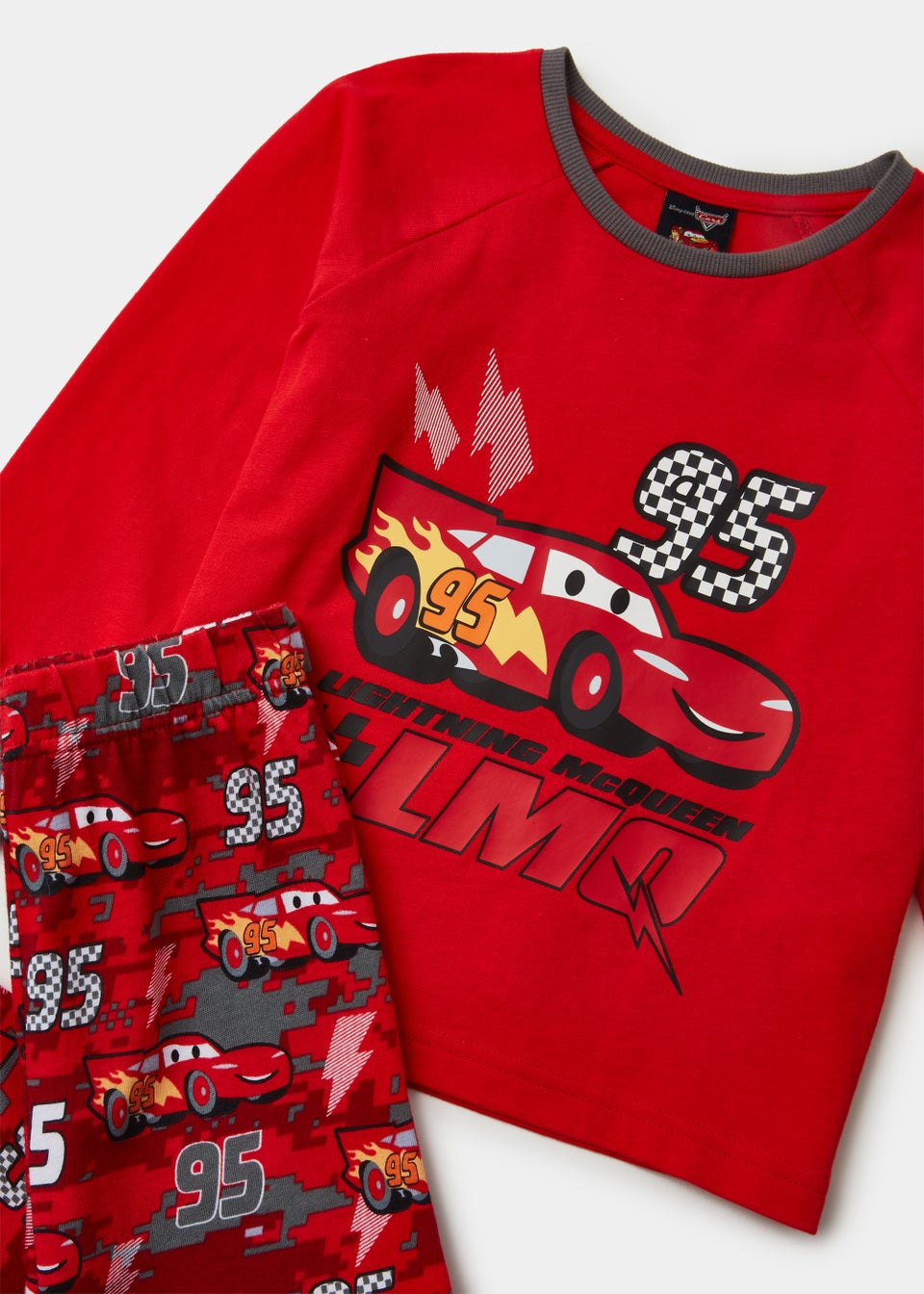 Kids Red Disney Cars Pyjama Set (12mths-6yrs)