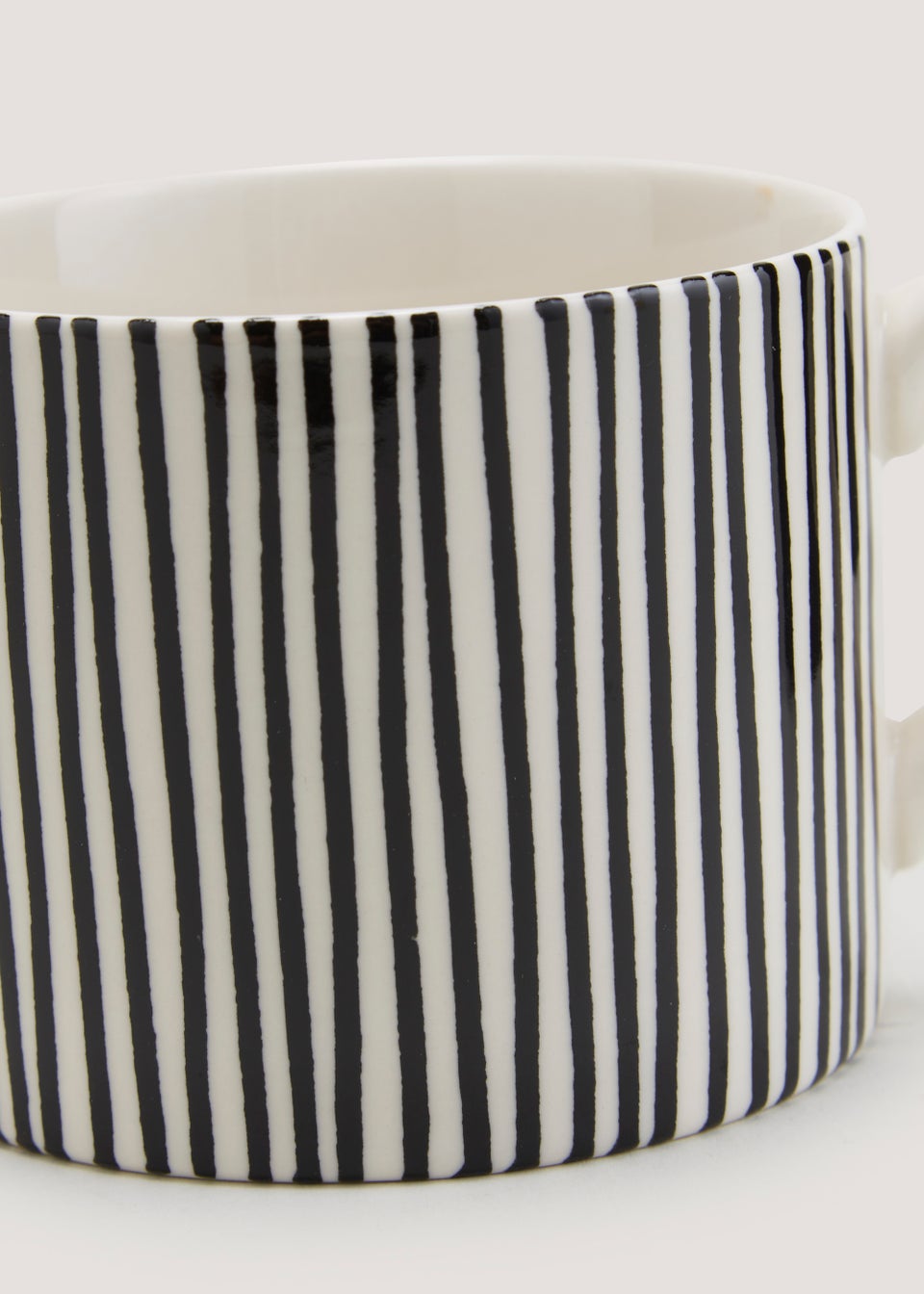 Monochrome Stripe Mug (8cm x 9.5cm)