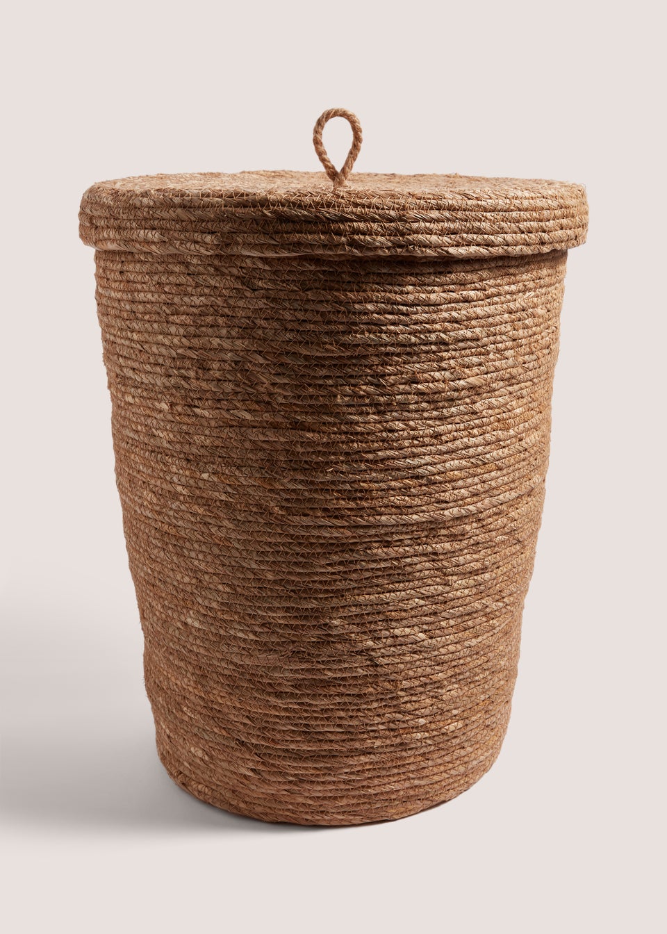Natural Grass Round Storage Basket (40cm x 40cm x 50cm)