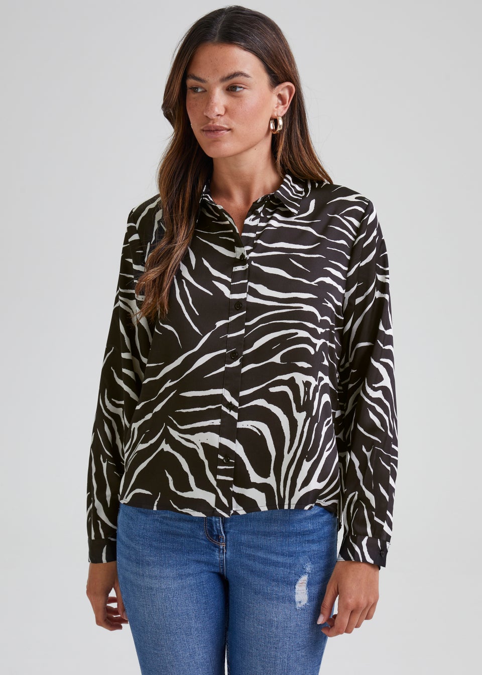 JDY Multicoloured Fifi Zebra Print Shirt