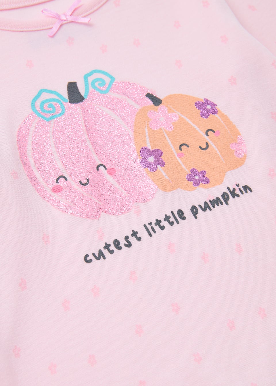 Kids Pink Pumpkin Nightie (9mths-5yrs)