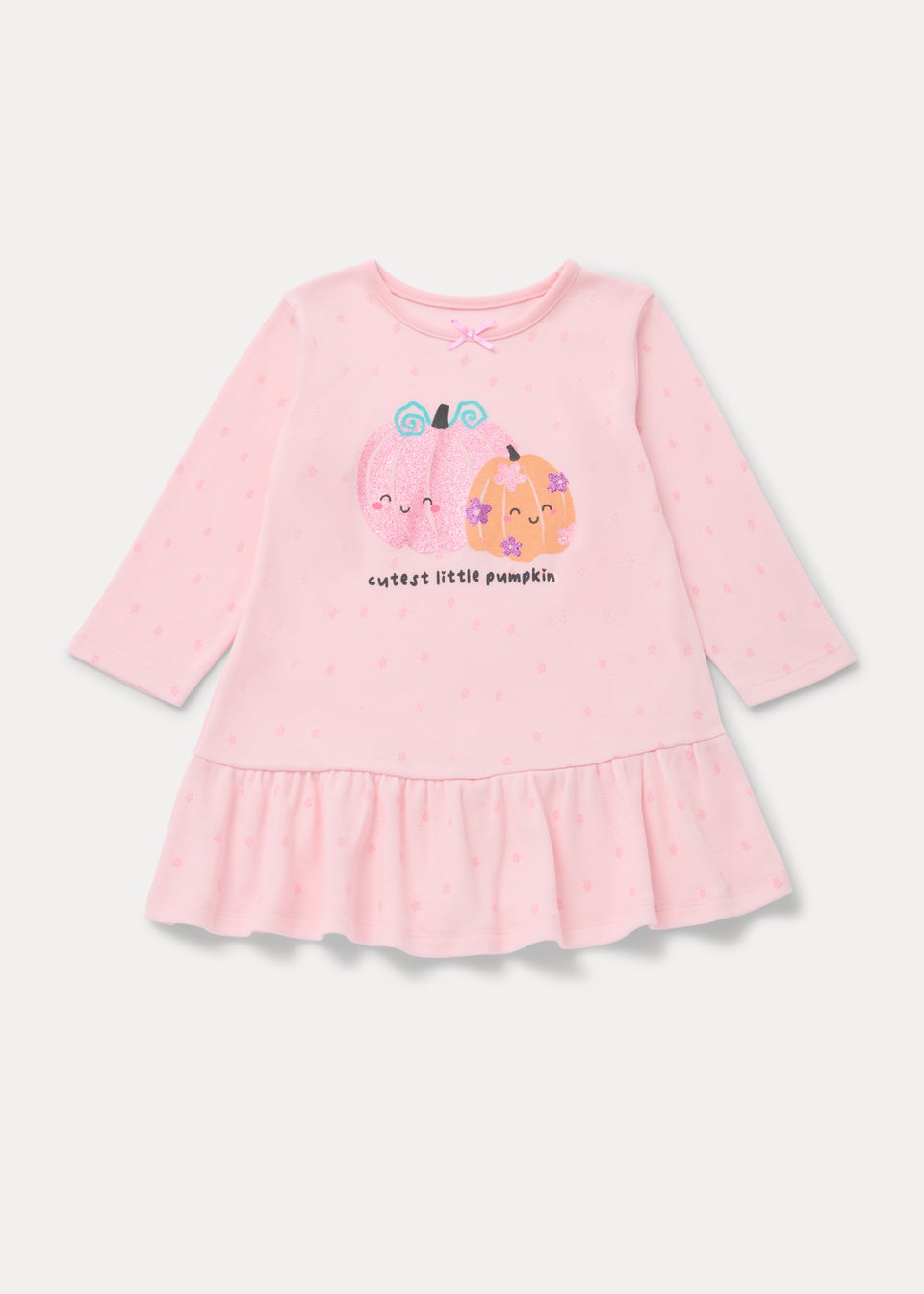Kids Pink Pumpkin Nightie (9mths-5yrs)