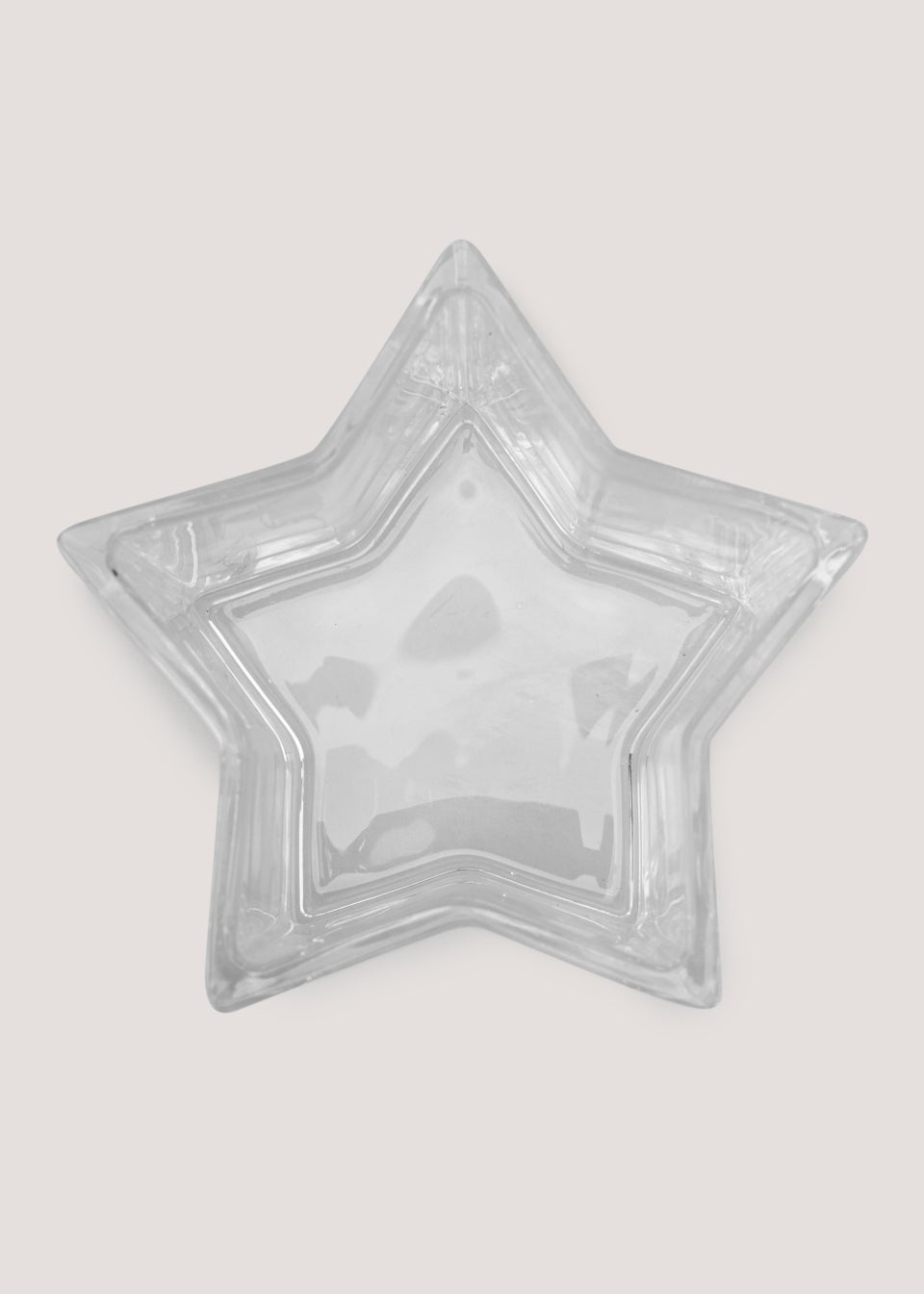 Glass Star Shape Dish (6.5cm x 9cm x 7cm)