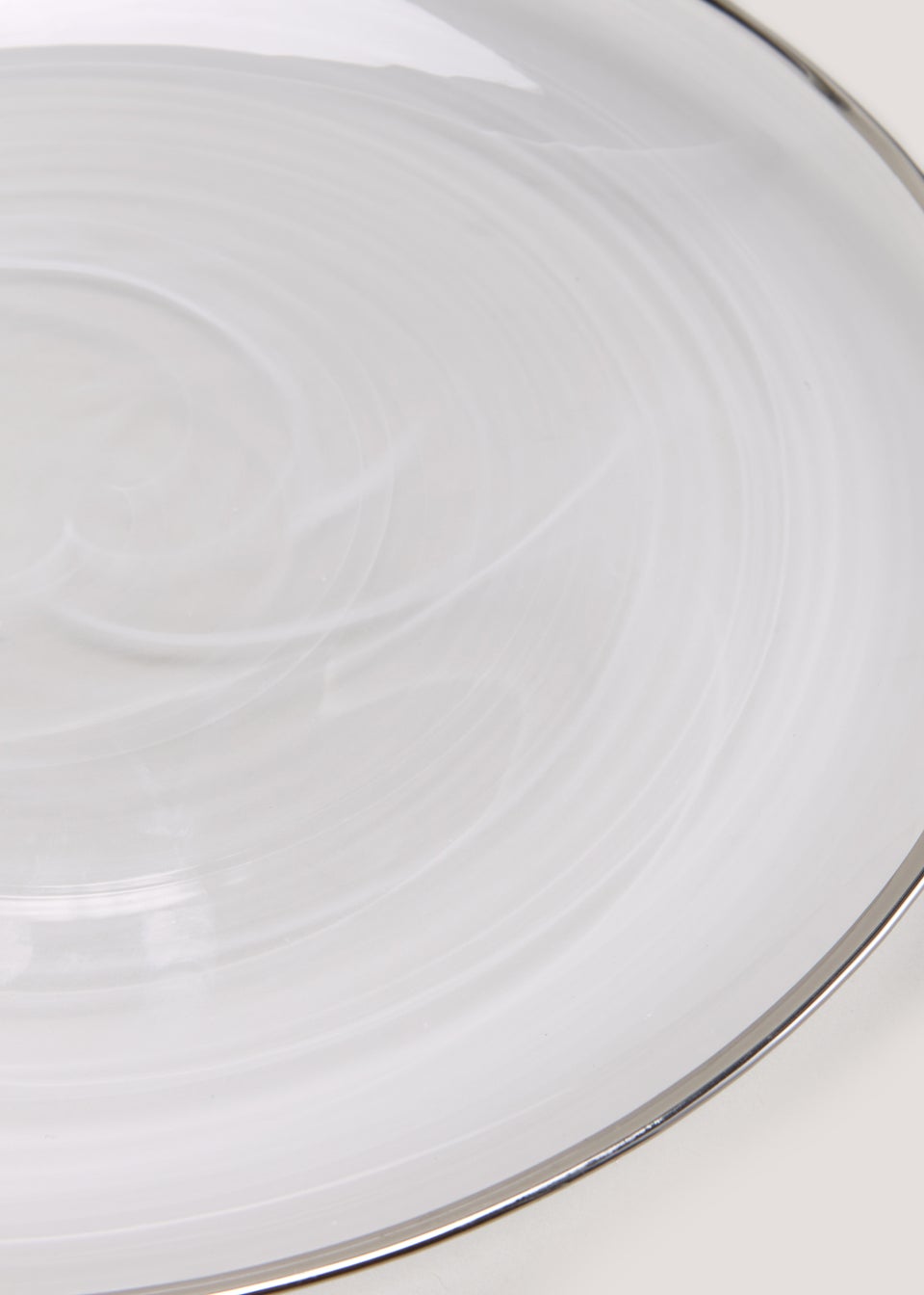 Silver Rim Charger Plate (31cm)