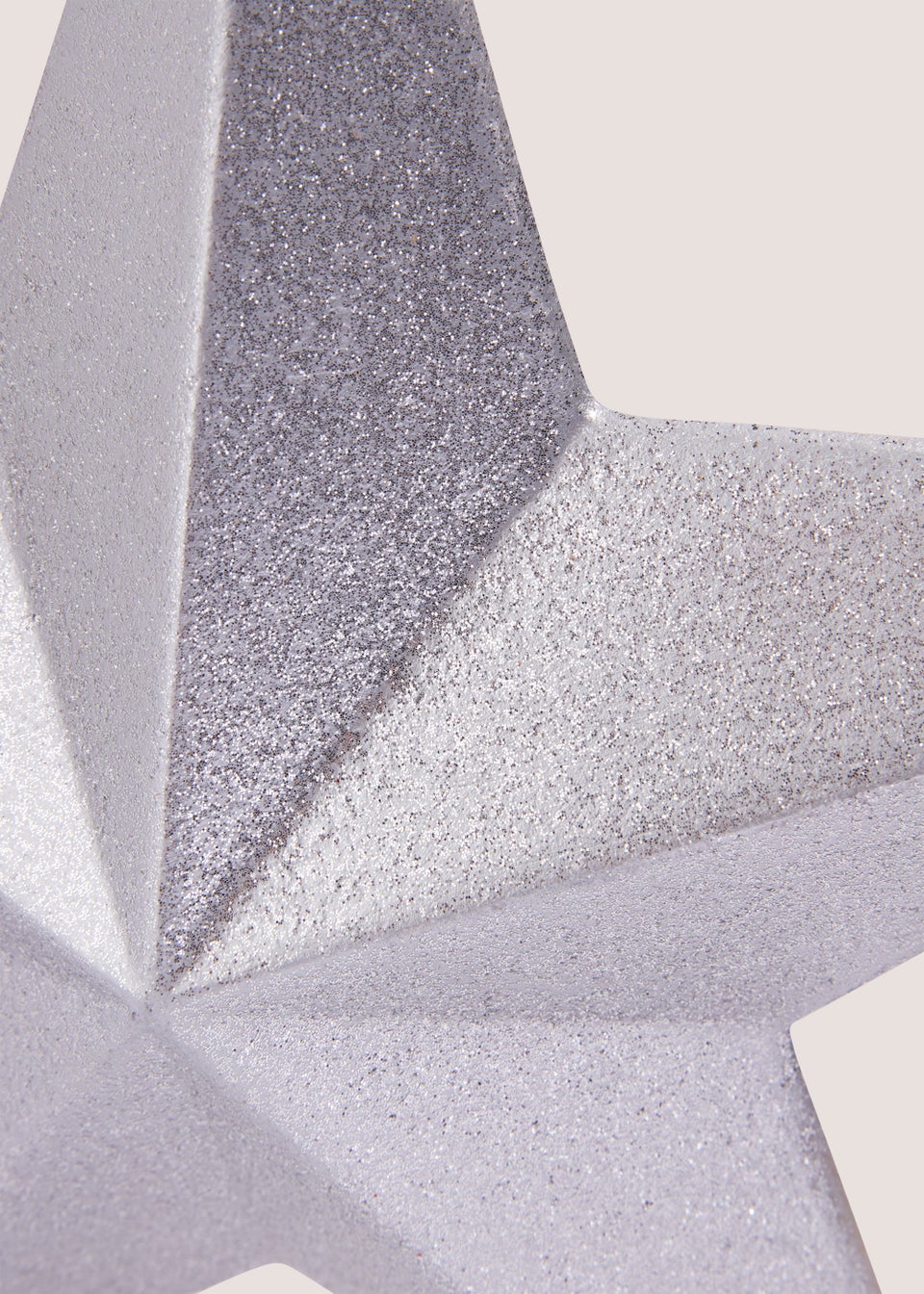 Silver Hanging Star (15cm x 30cm x 30cm)