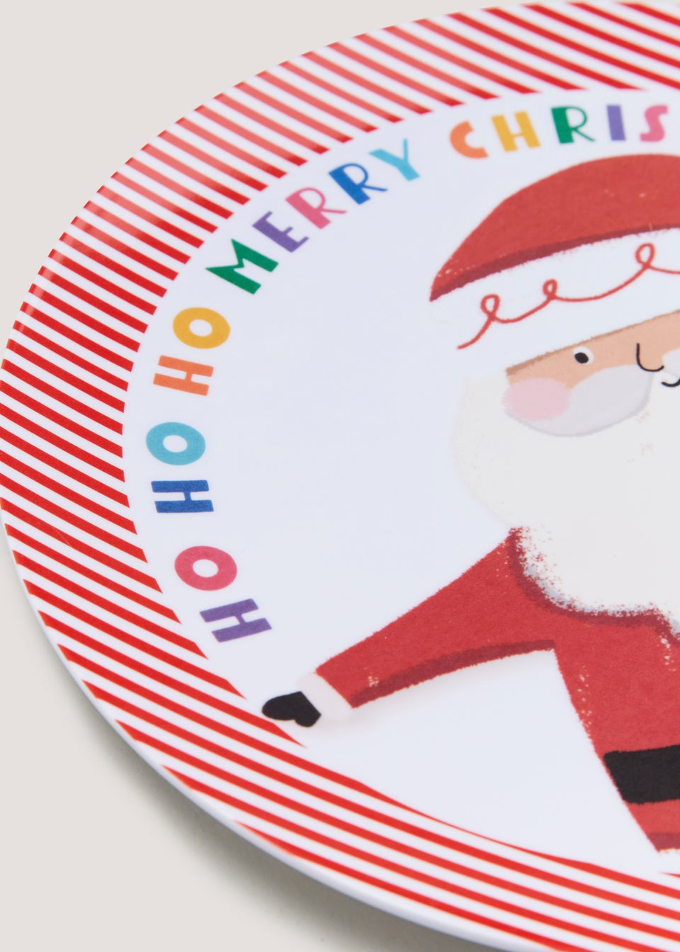 Kids Santa Slogan Christmas Plate (23cm)