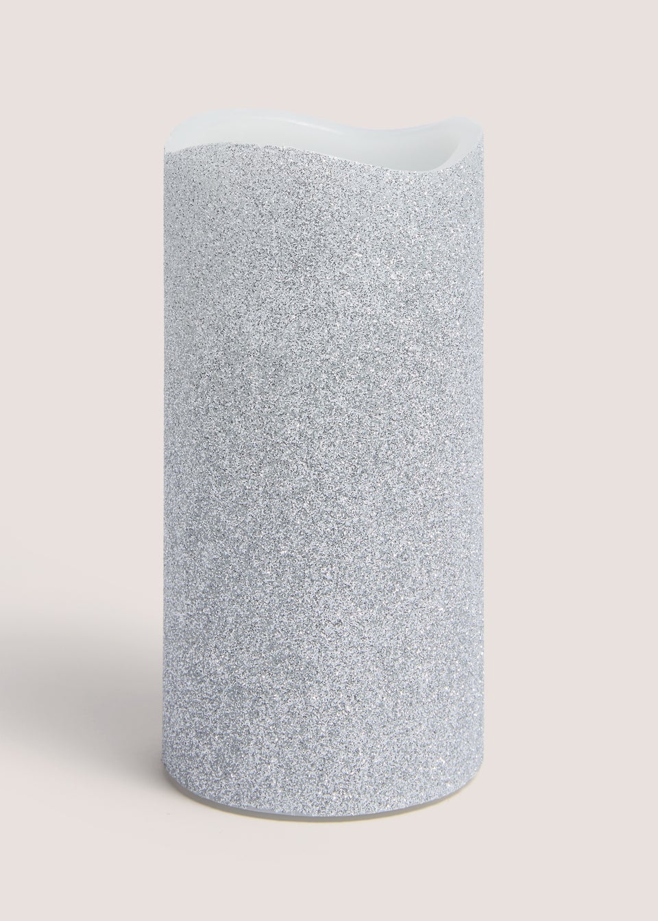 Silver glitter outlet led candles