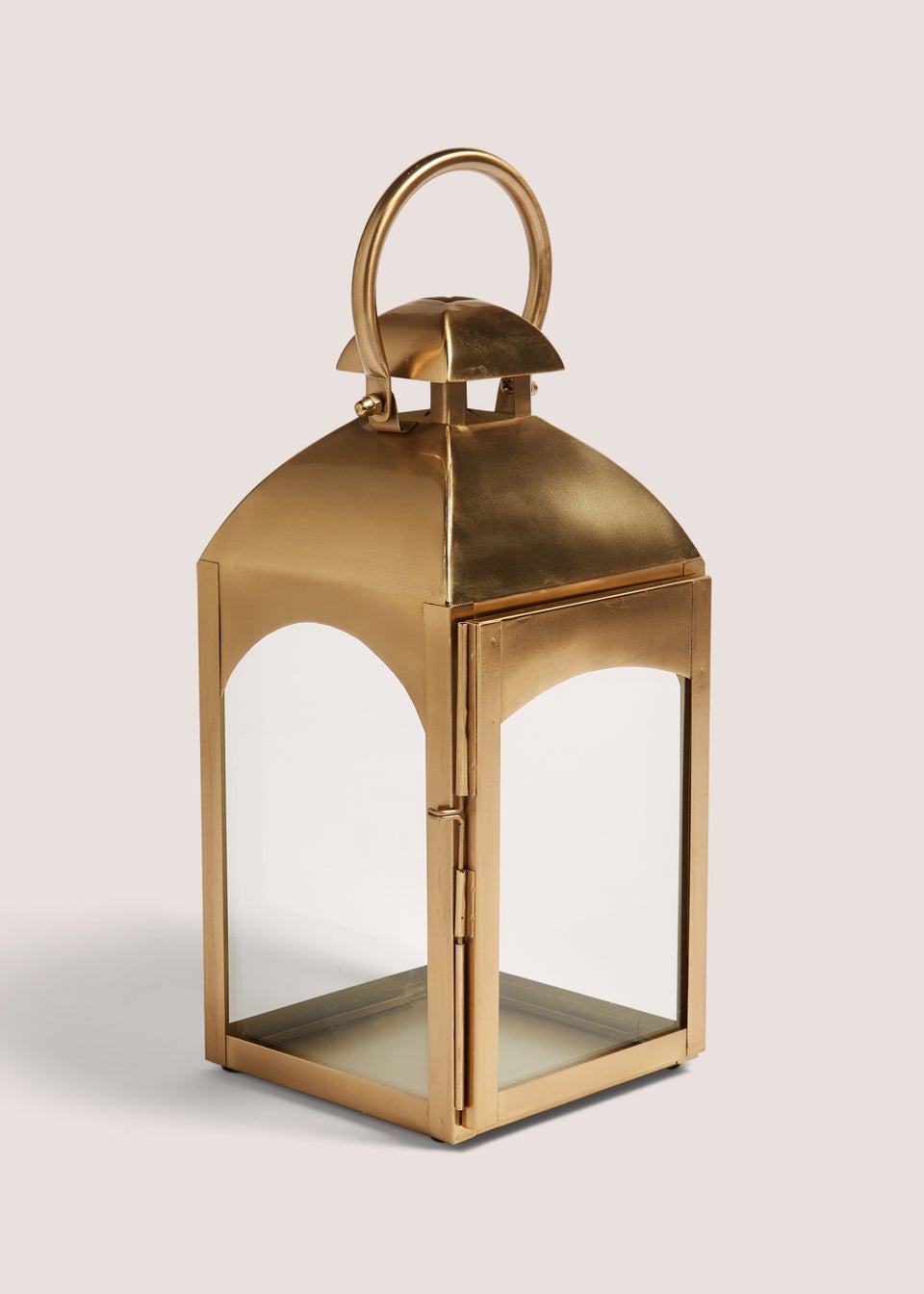 Gold Small Lantern (13cm x 12cm x 31cm)
