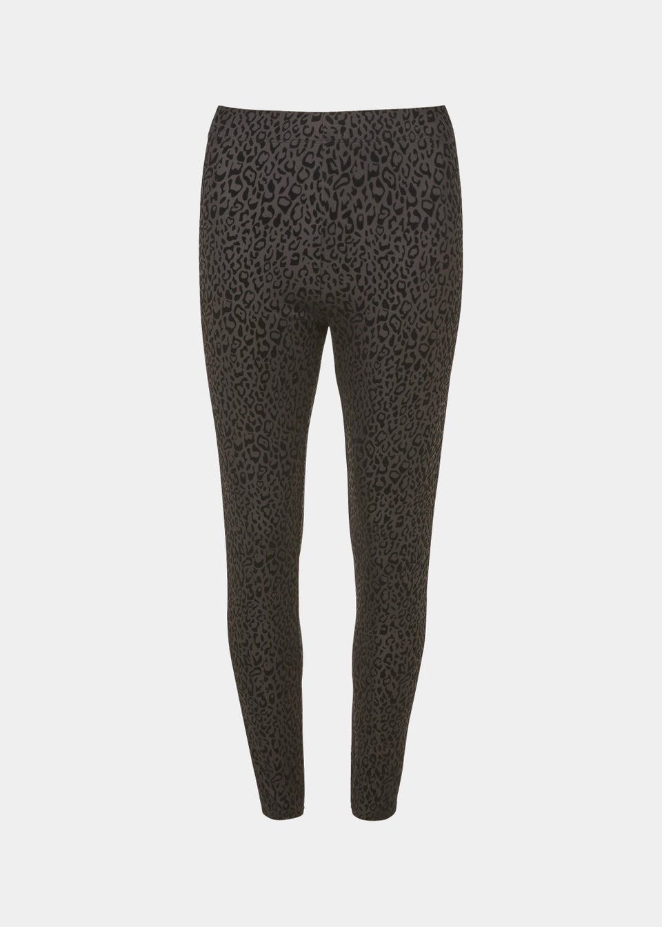 Leopard print black tights clearance