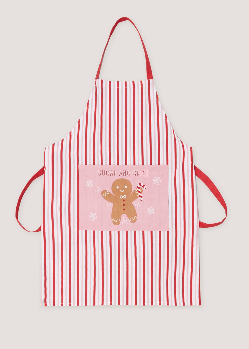 Candy Cane Stripe Gingerbread Apron