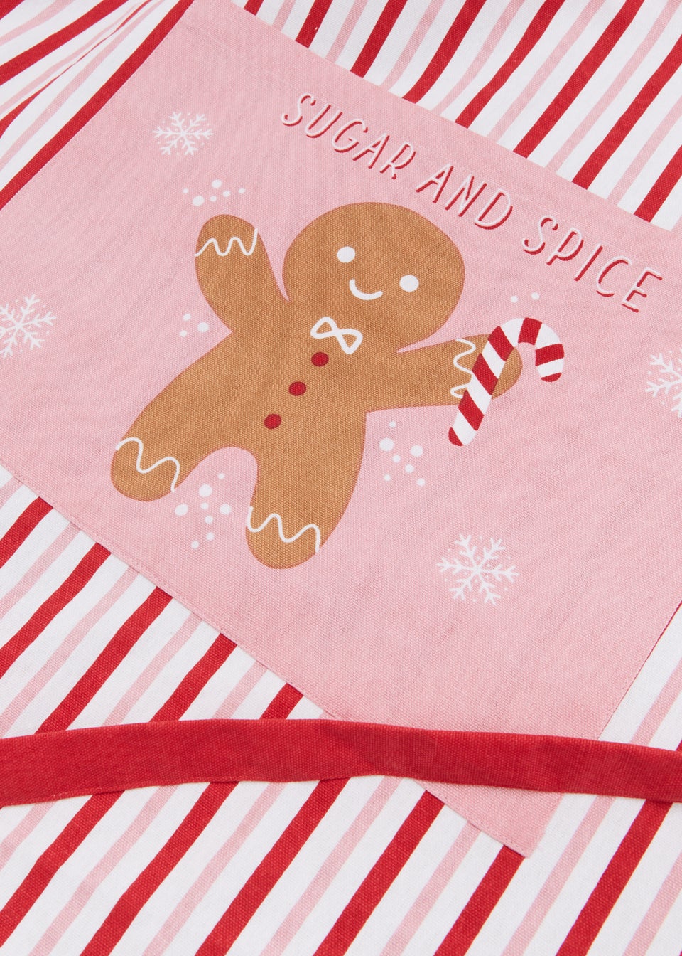 Candy Cane Stripe Gingerbread Apron