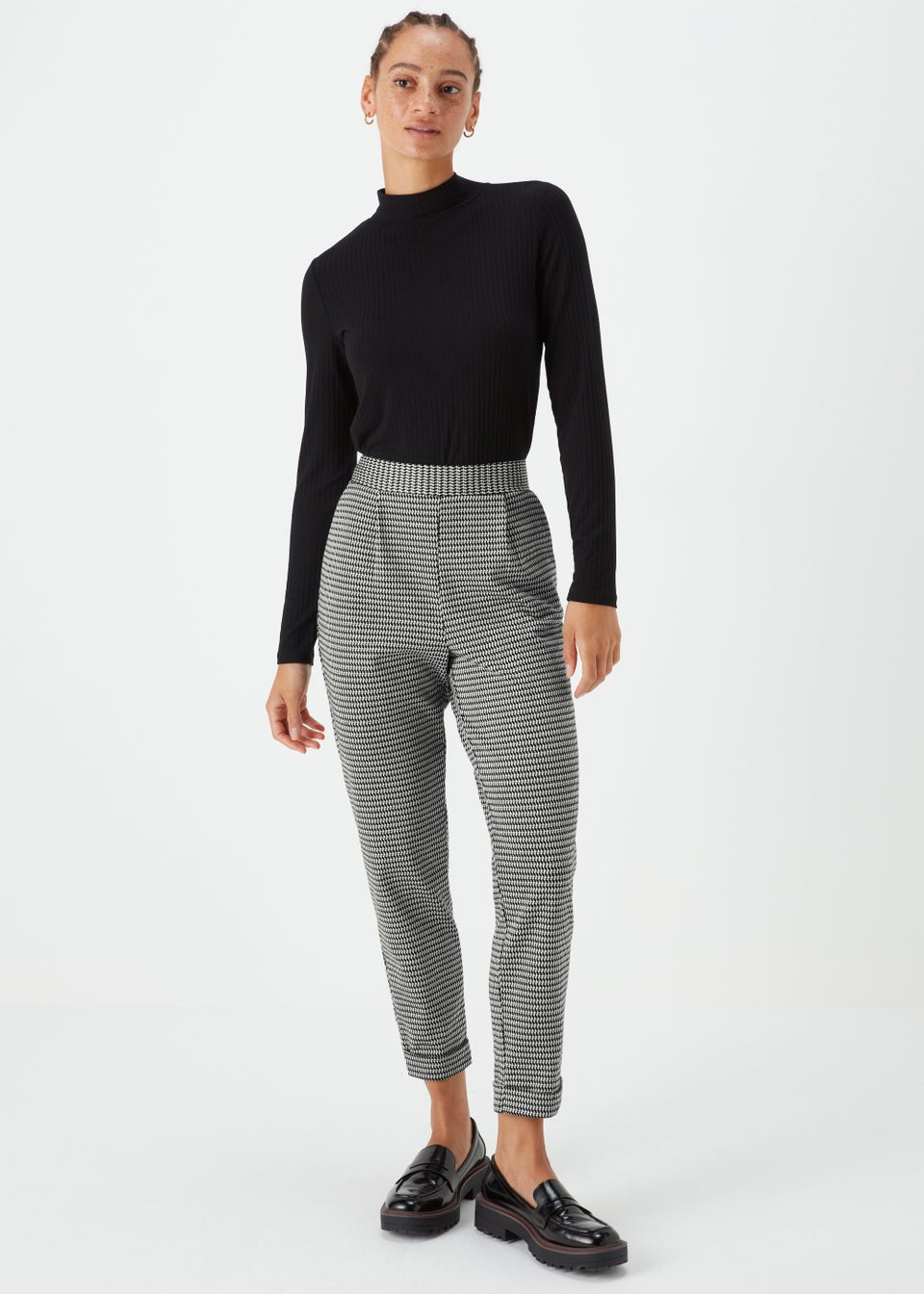 Ladies grey trousers matalan top