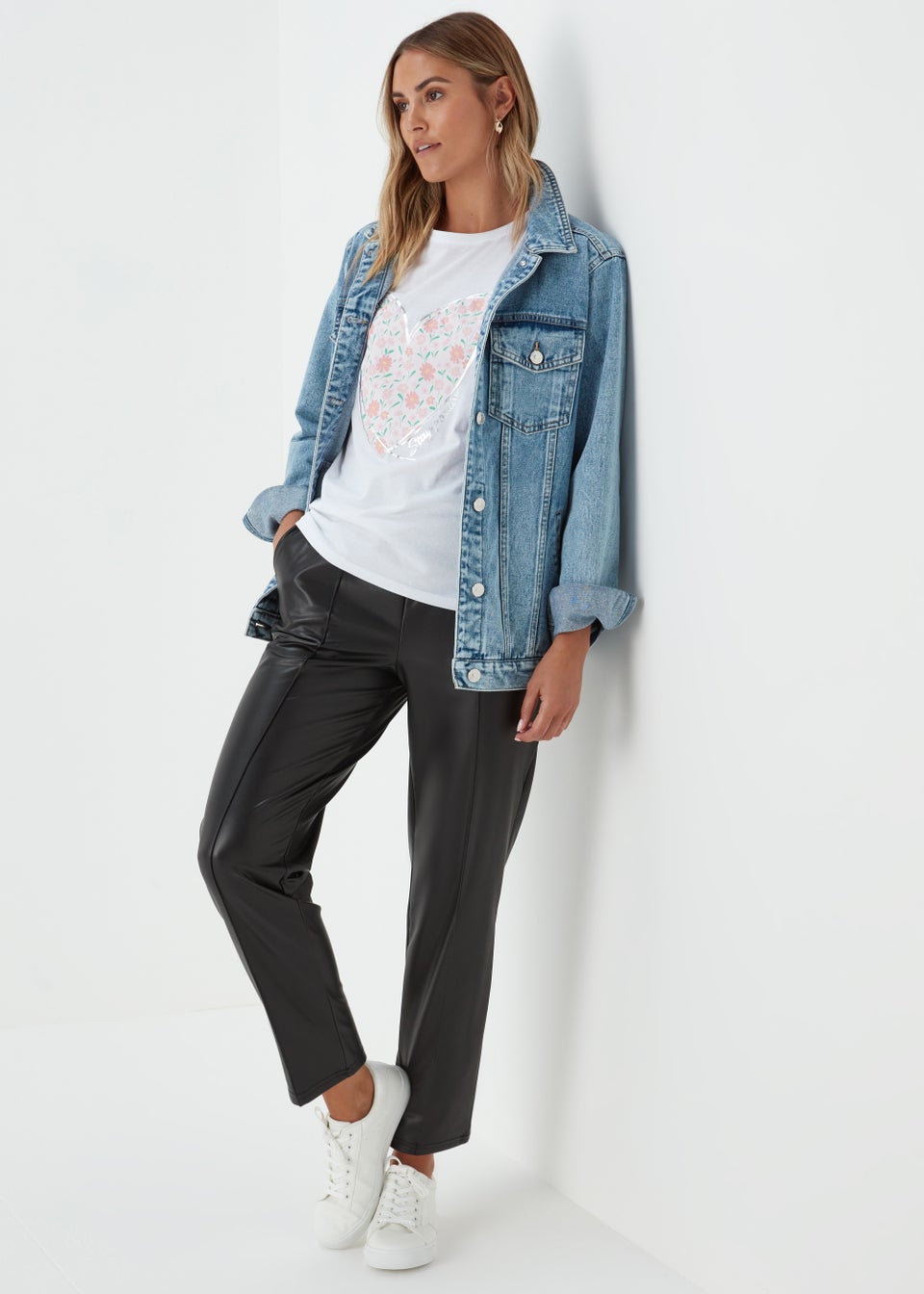 Matalan pu trousers hotsell