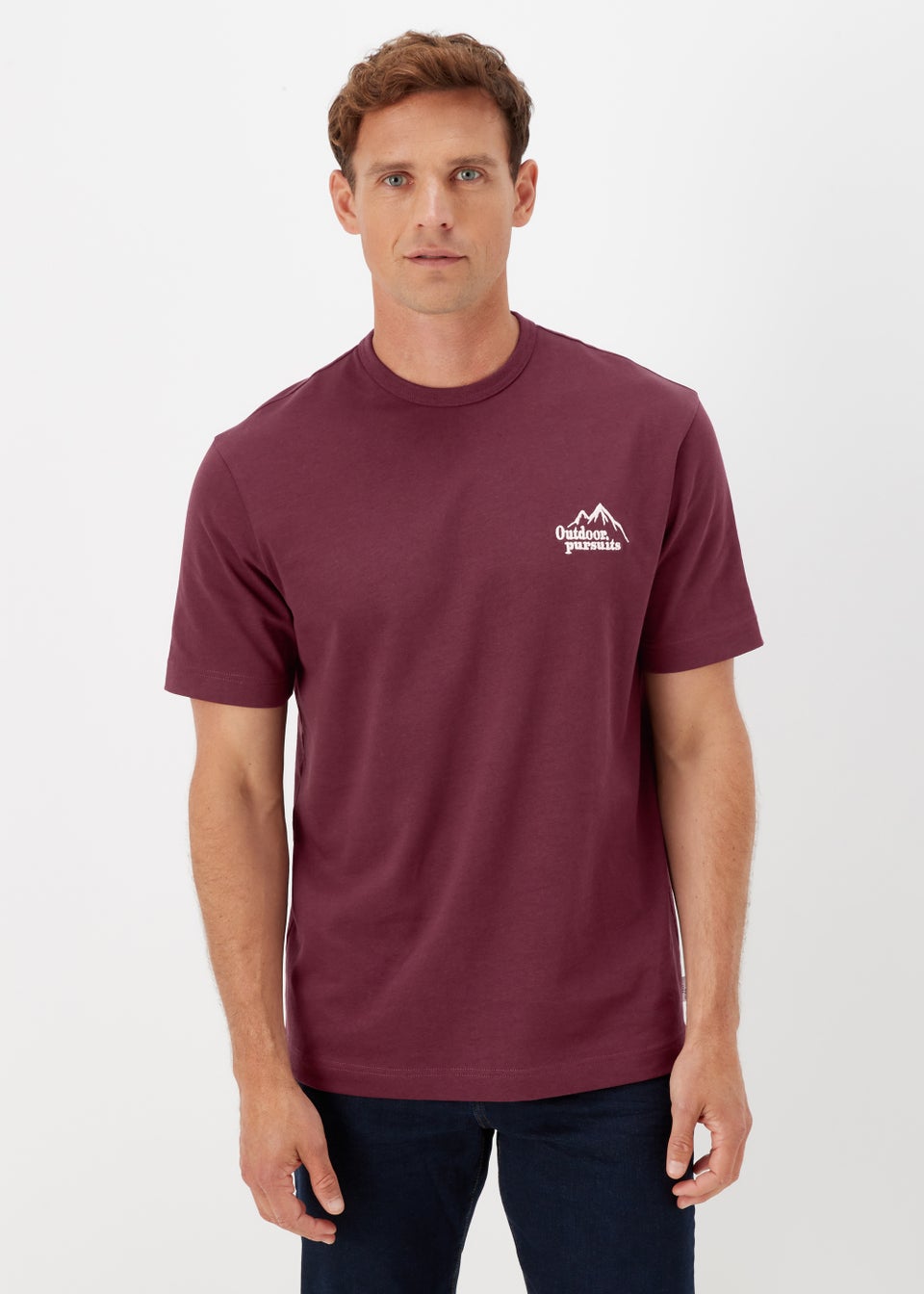 Burgundy Outdoor Pursuits T-Shirt