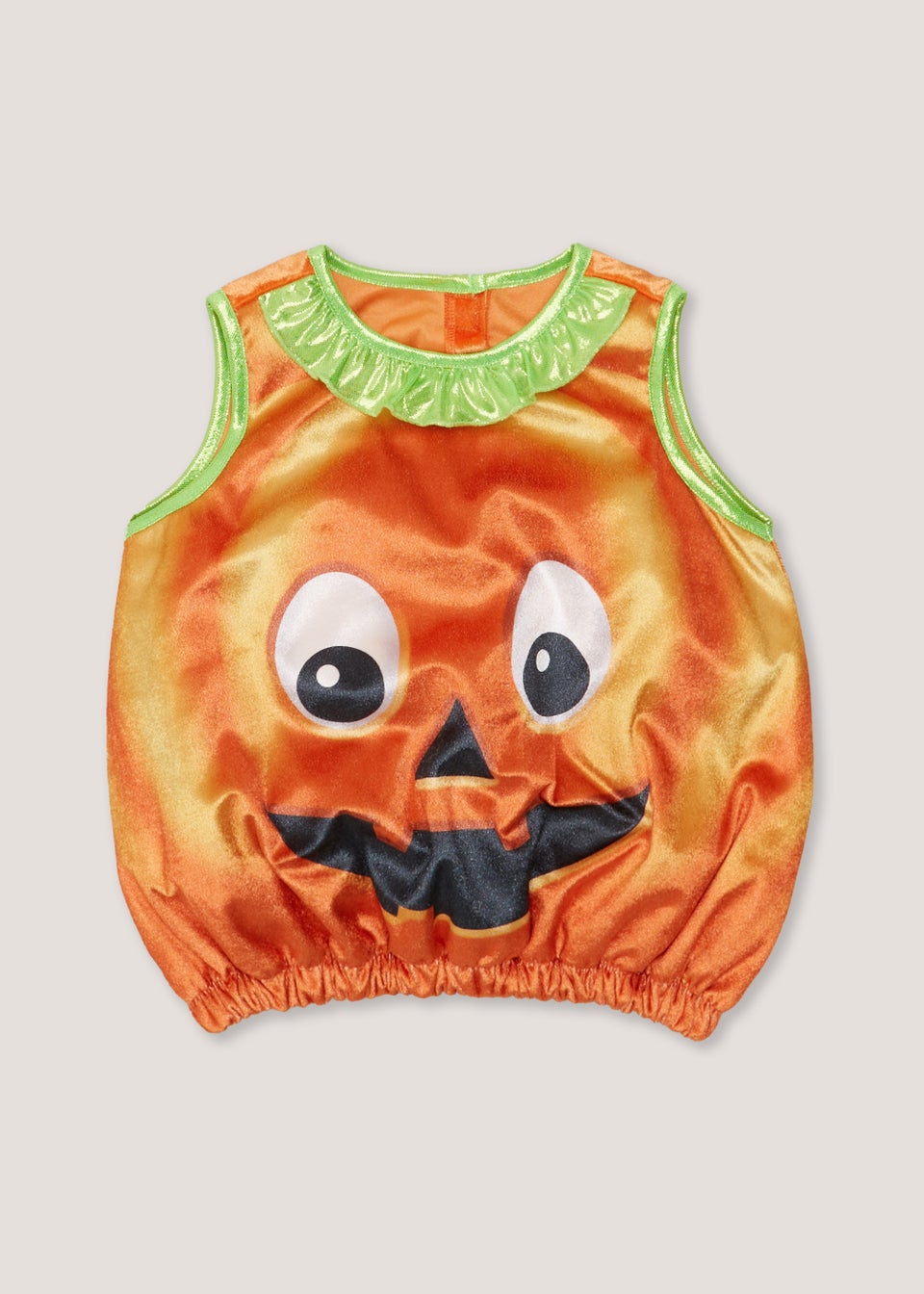 Kids Orange Pumpkin Fancy Dress Costume (9mths-5yrs)