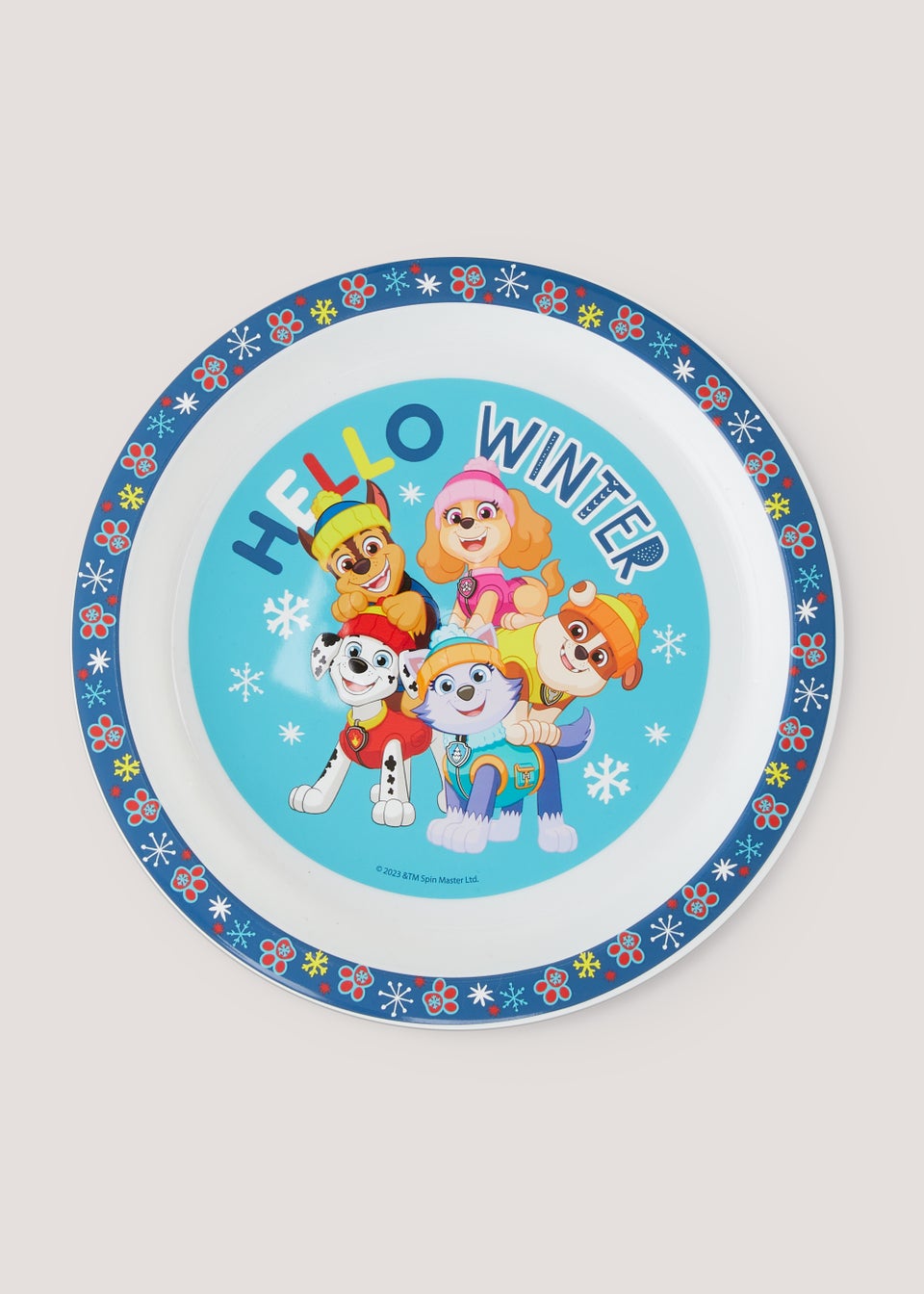 Kids Paw Patrol Christmas Plate (21cm)