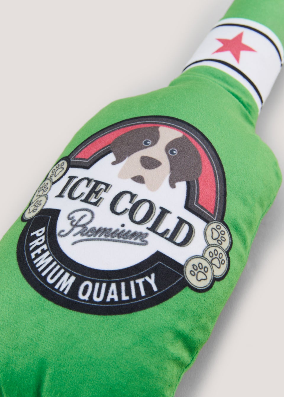 Beer Dog Toy (25cm x 9cm x 3cm) Matalan