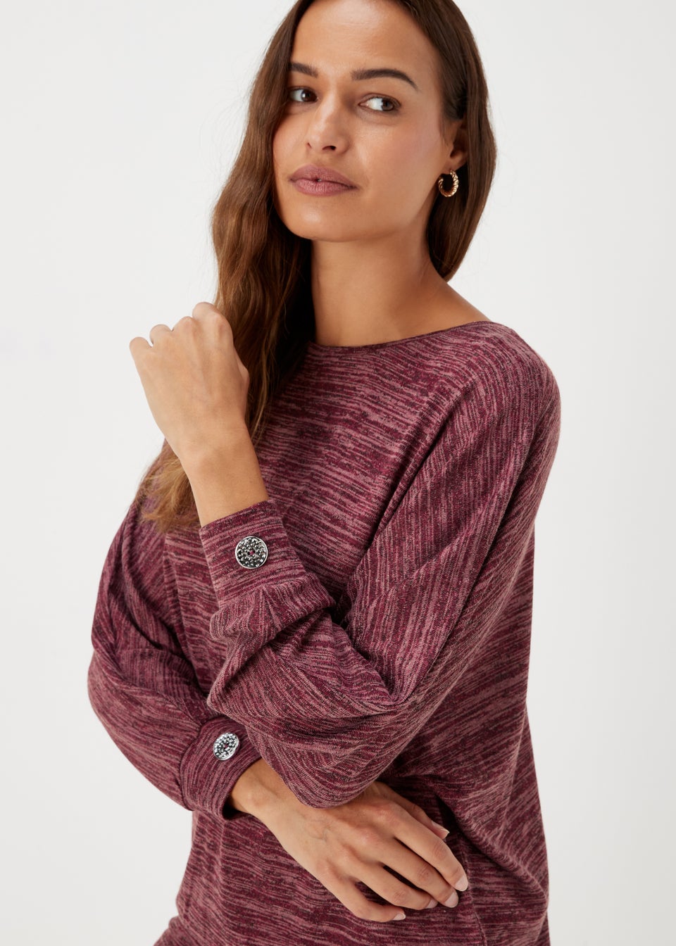 Burgundy Longline Top