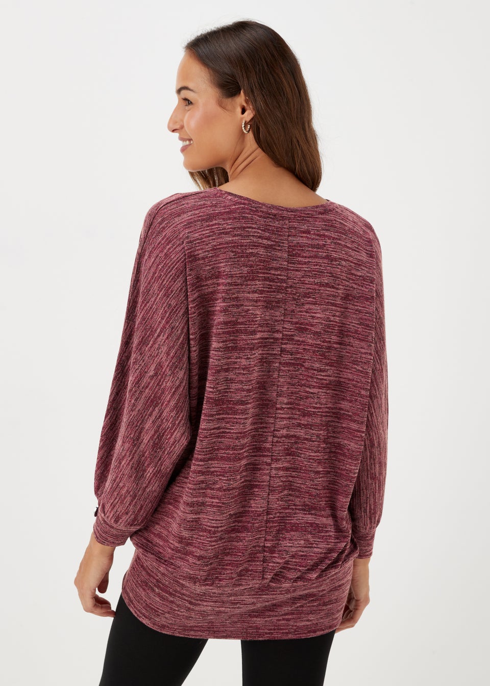 Burgundy Longline Top
