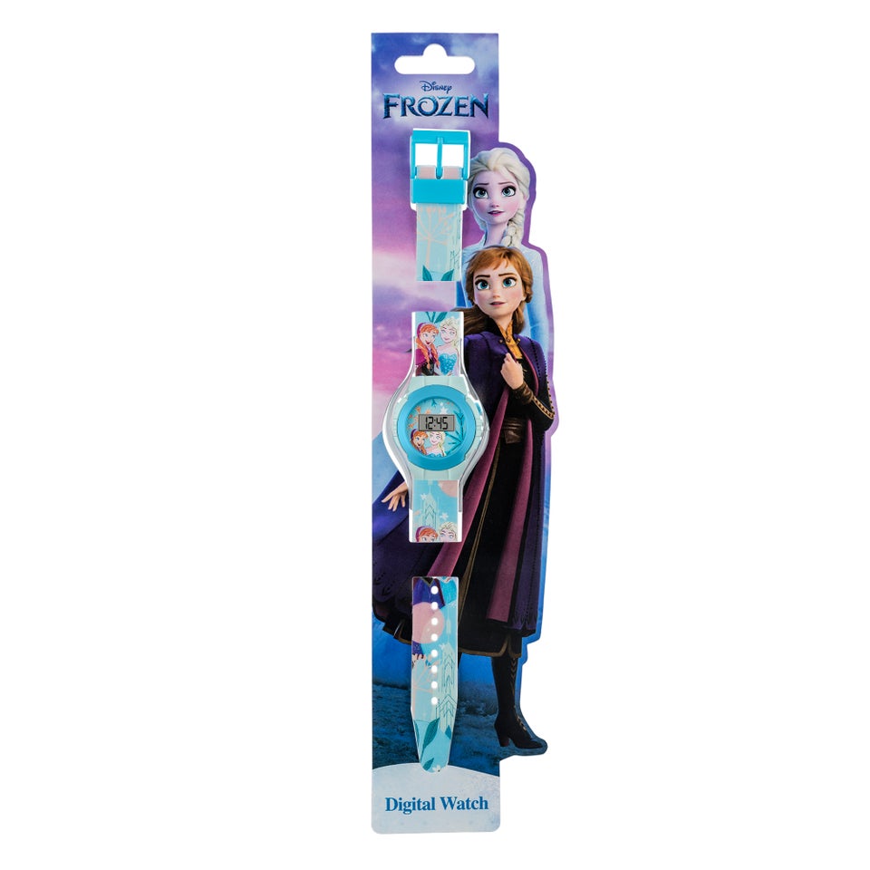 Kids Blue Disney Frozen Digital Watch Matalan