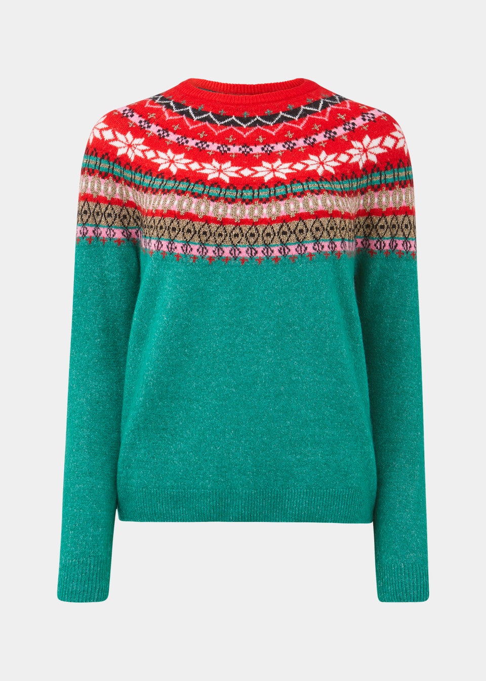 Fair isle christmas jumper womens cheap