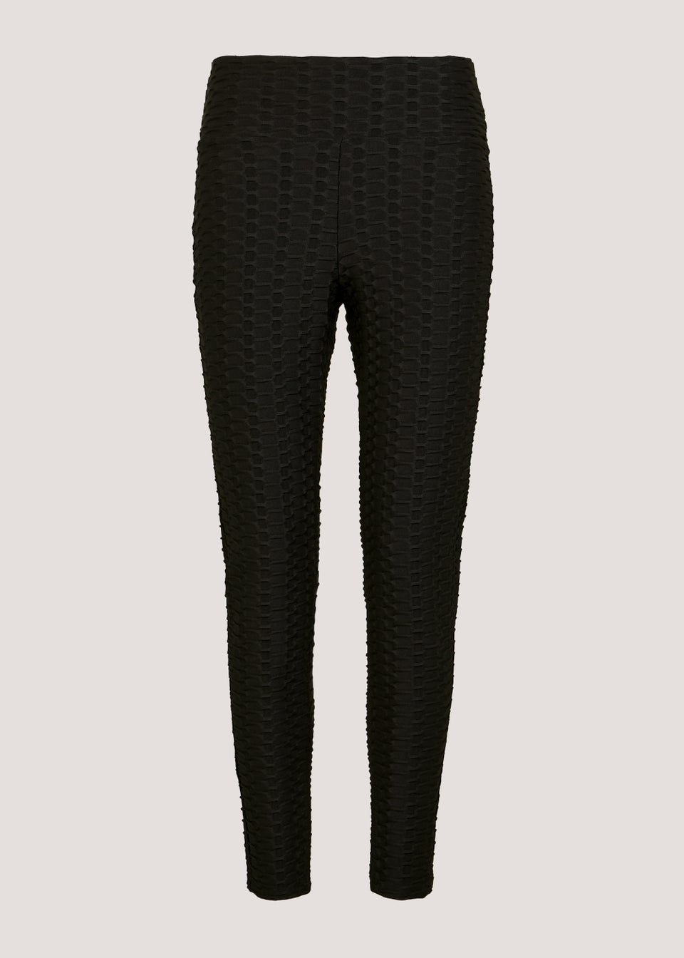 Souluxe Black Ruched Sports Leggings