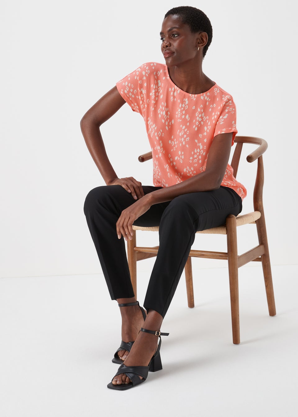 Et Vous Multicoloured Print T-Shirt