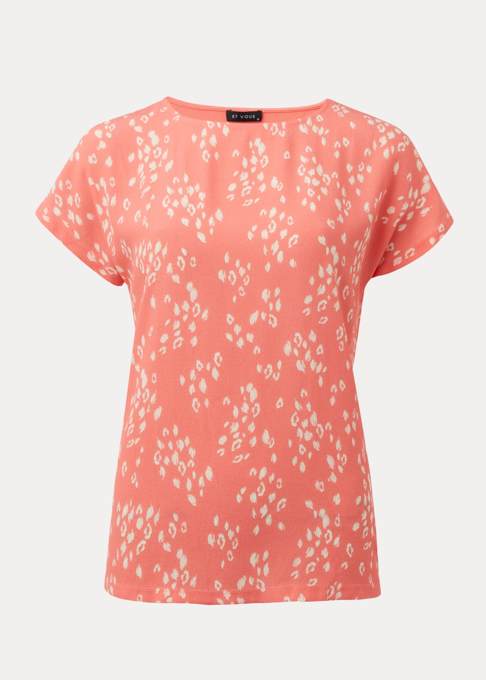 Et Vous Multicoloured Print T-Shirt