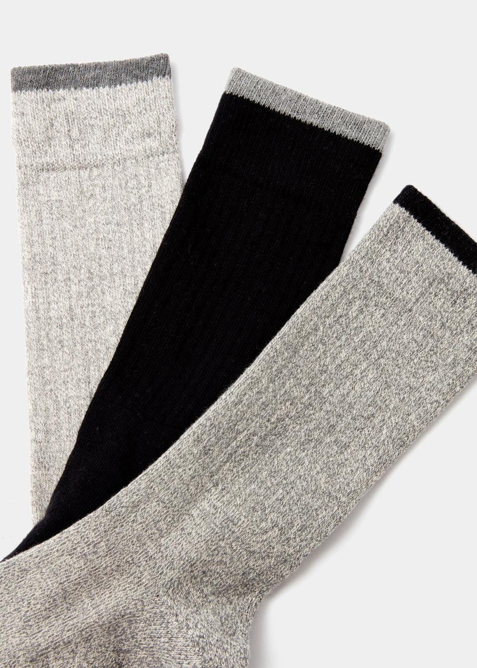 3 Pack Black Comfort Socks