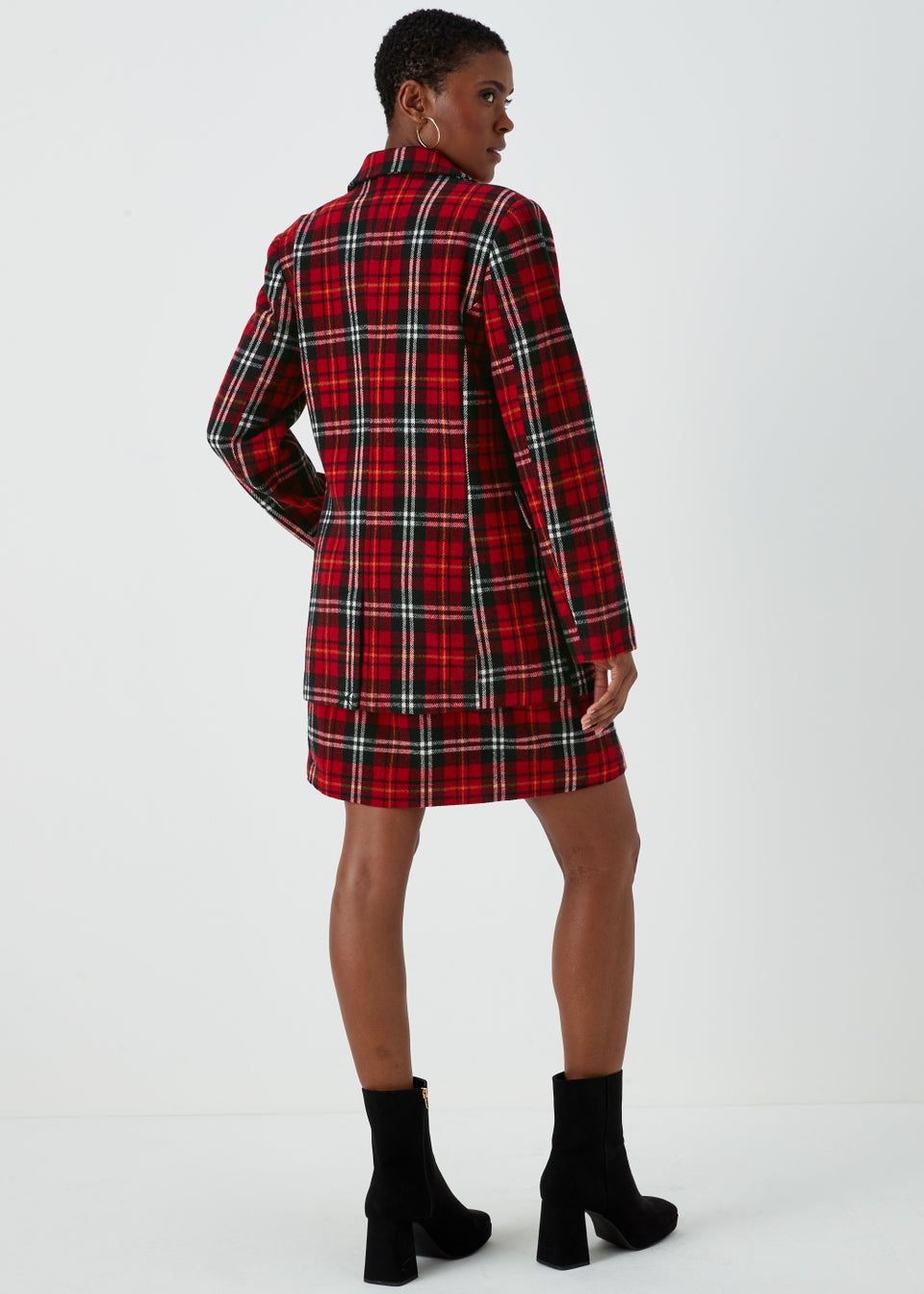 Red Tartan Blazer Matalan