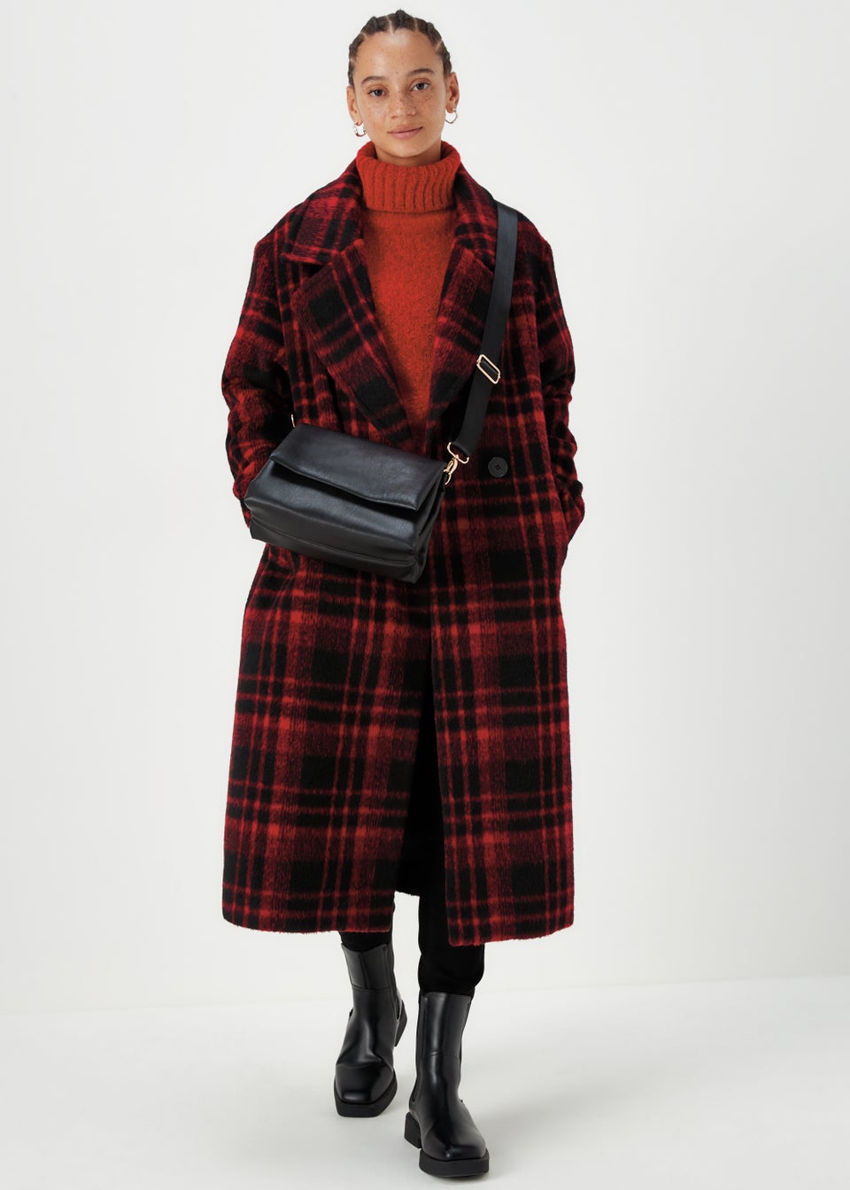 Red Check Overcoat