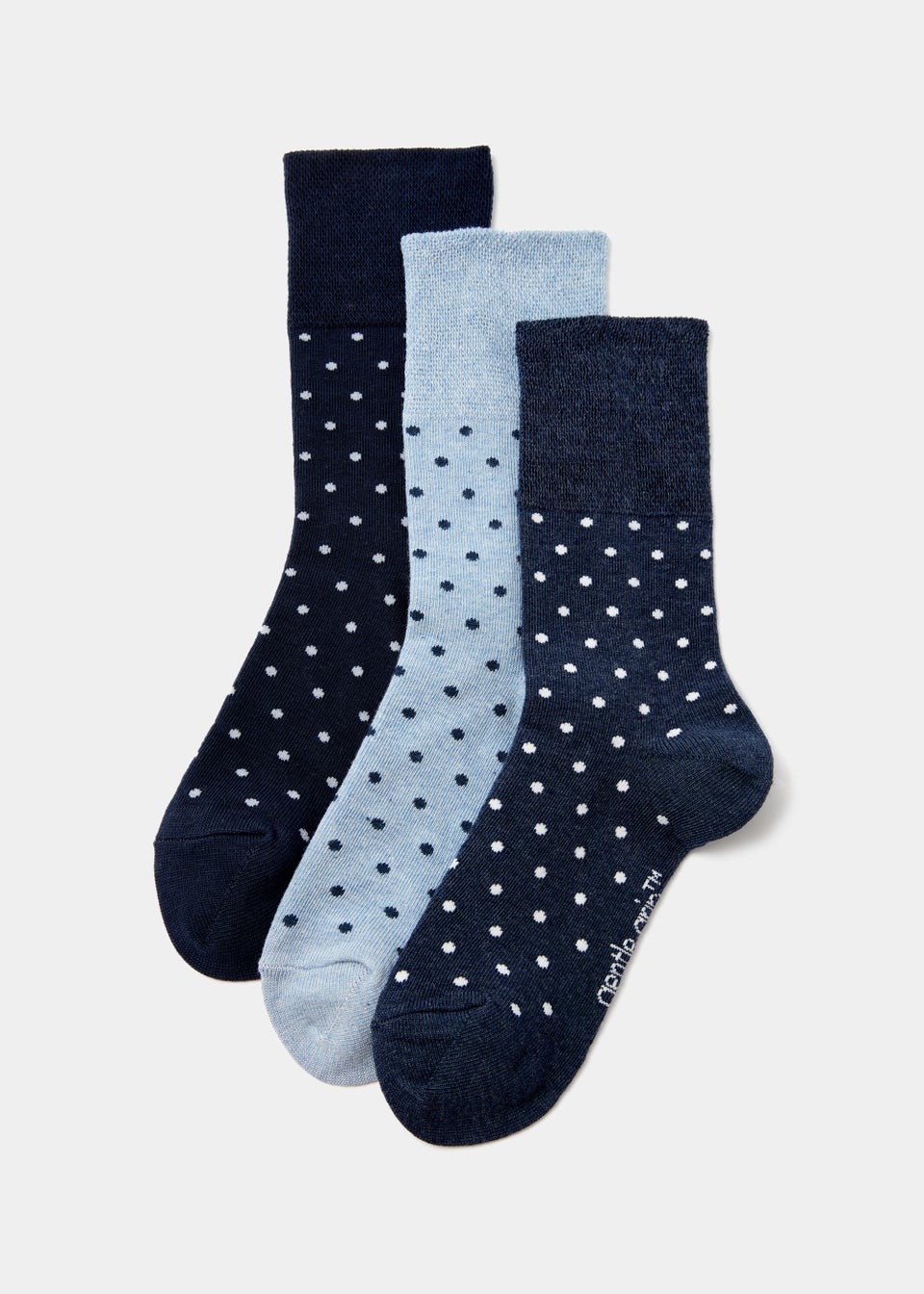 Blue Dot Print Socks