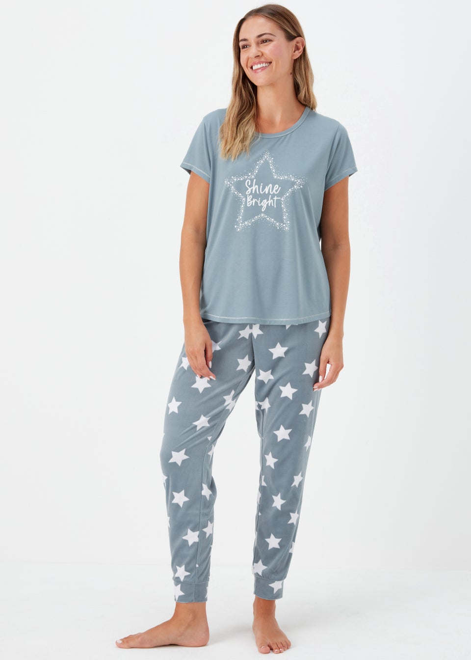 Aqua Shine Bright Fleece Pyjama Set