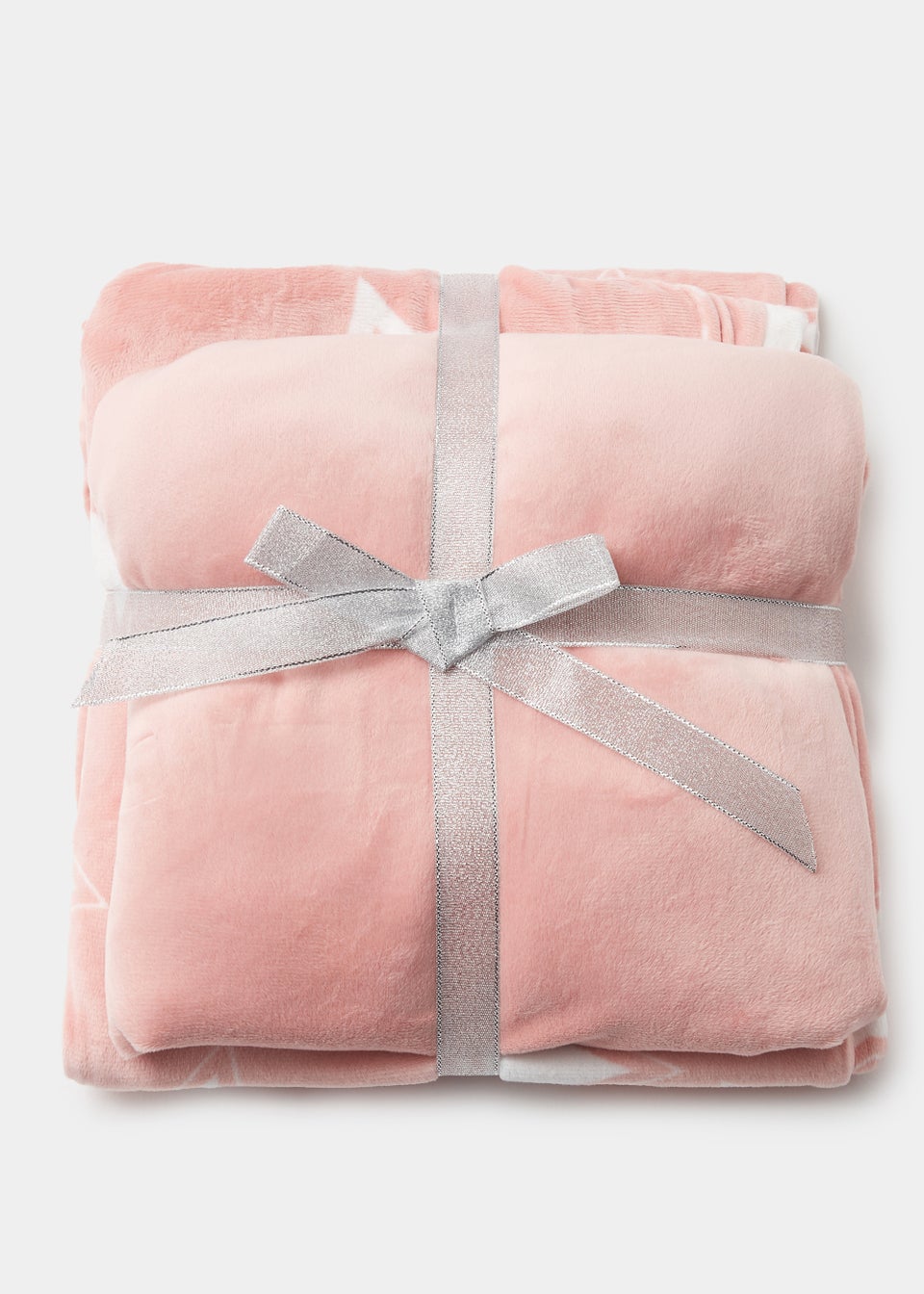Pink Star Print Fleece Pyjama Set