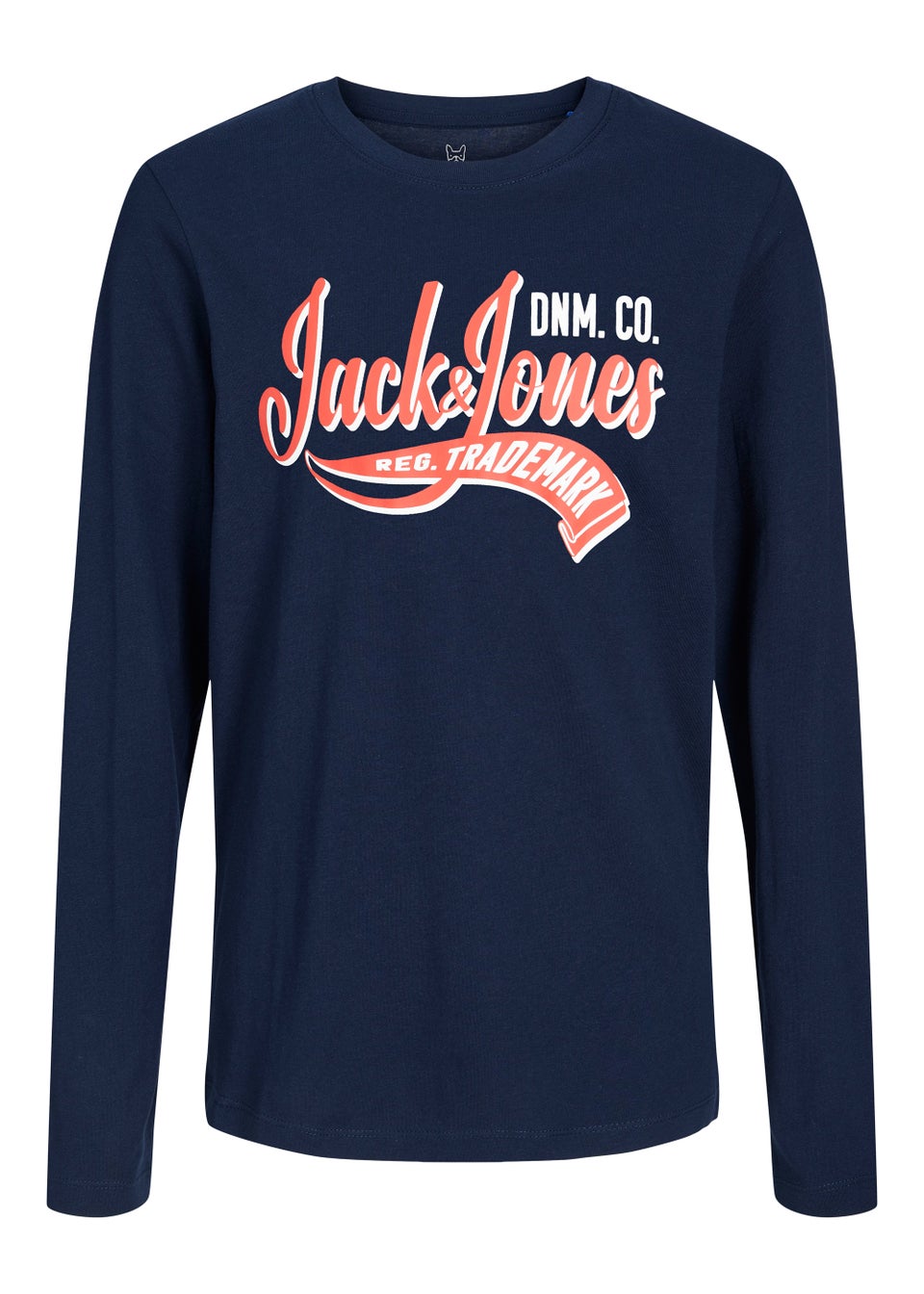 Jack & Jones Navy Long Sleeve T-Shirt