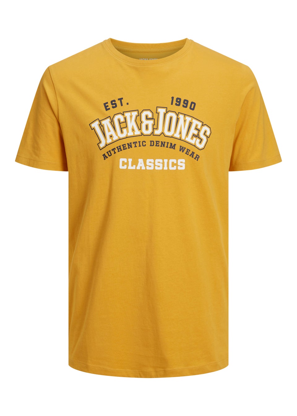 Jack & Jones Junior Yellow Logo T-Shirt (6-16yrs) - Matalan