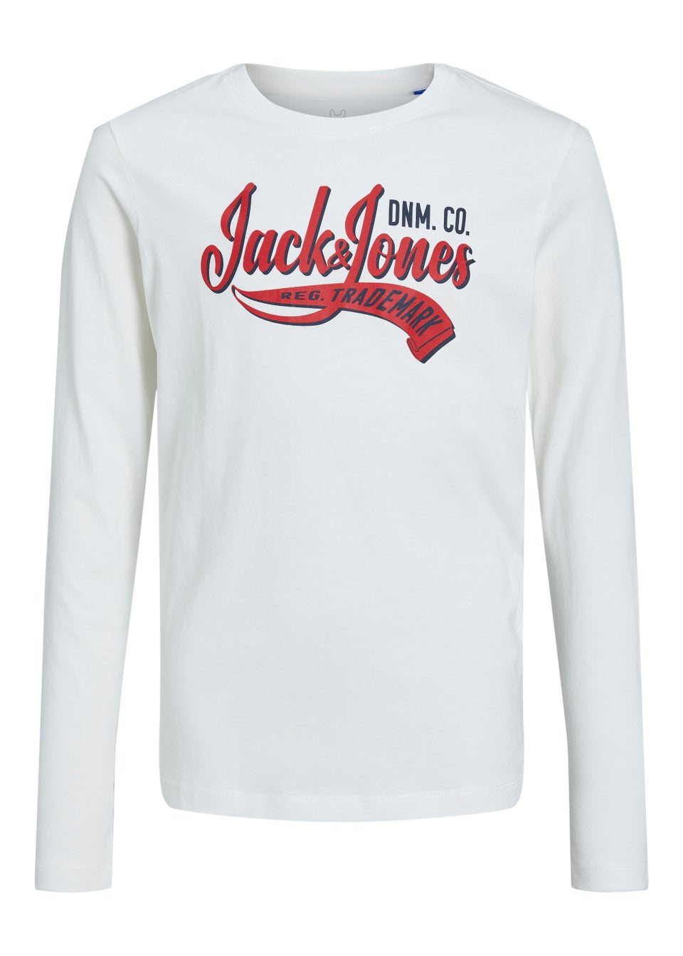Jack & Jones Junior White Long Sleeve T-Shirt (6-16yrs)