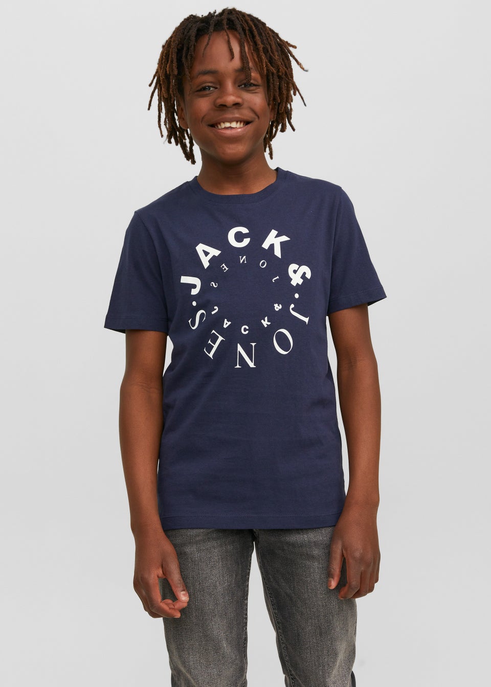 Jack & Jones Junior 3 Pack Navy Warrior T-Shirts