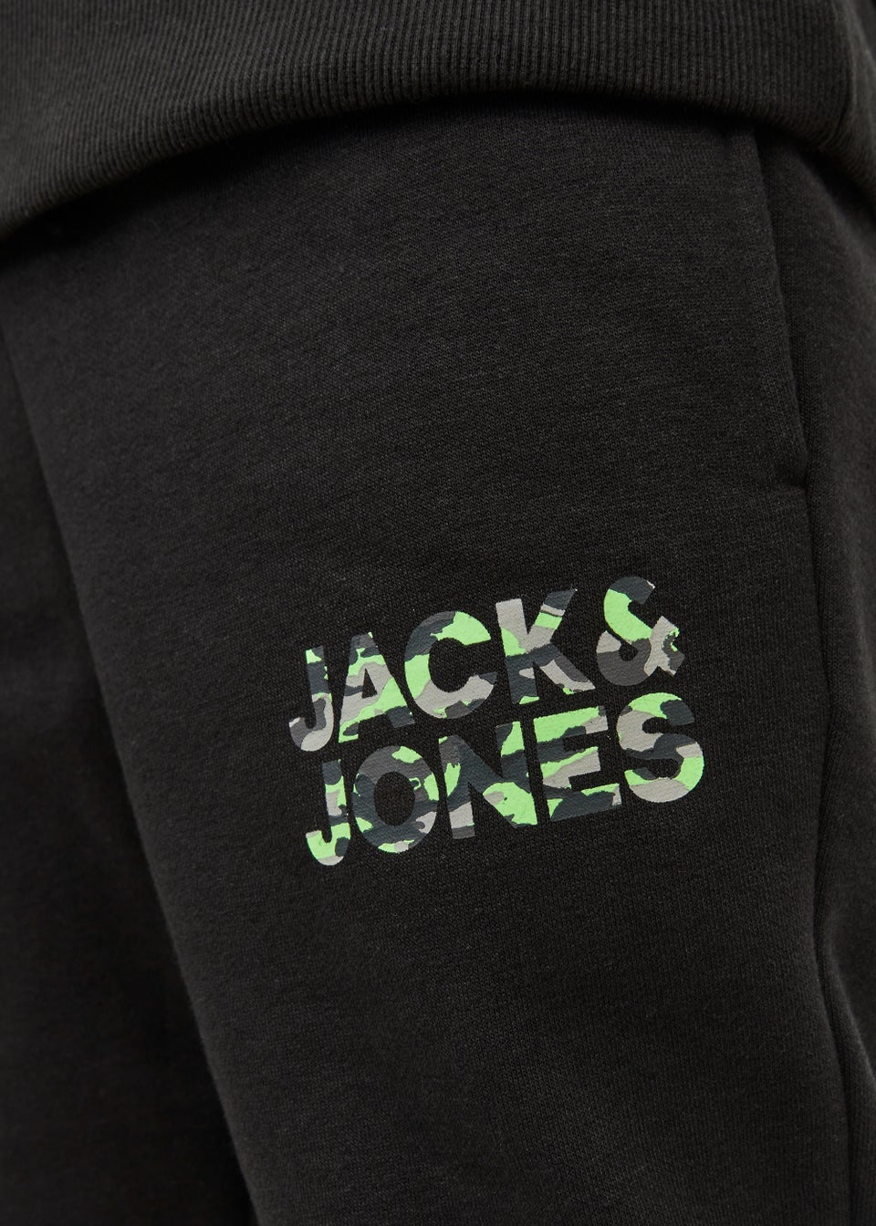 Jack & Jones Junior Black Gordon Sweatpants (6-16yrs)