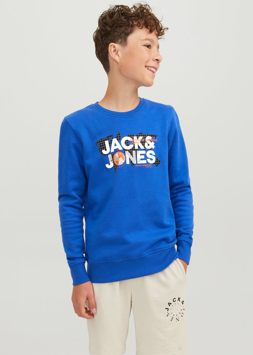 Jack & Jones Junior Blue Codust Sweatshirt (6-16yrs)