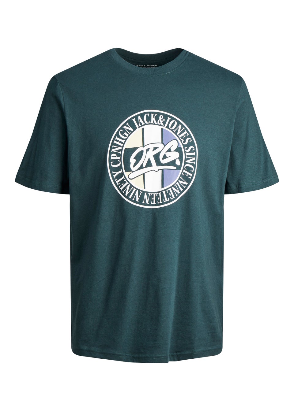 Jack & Jones Junior Green Arthur T-Shirt (6-16yrs)