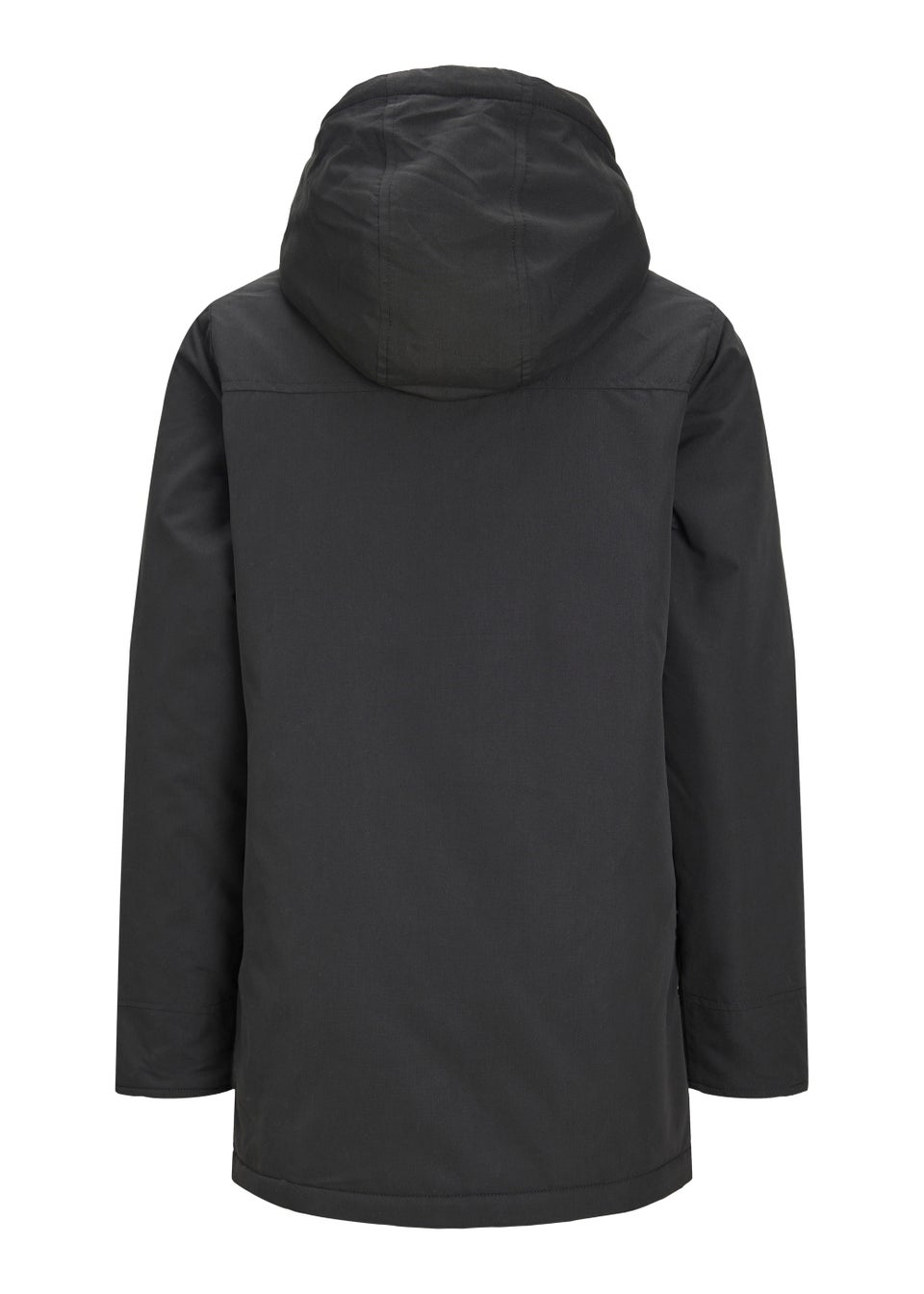 Jack & Jones Junior Black Parka Jacket (6-16yrs)